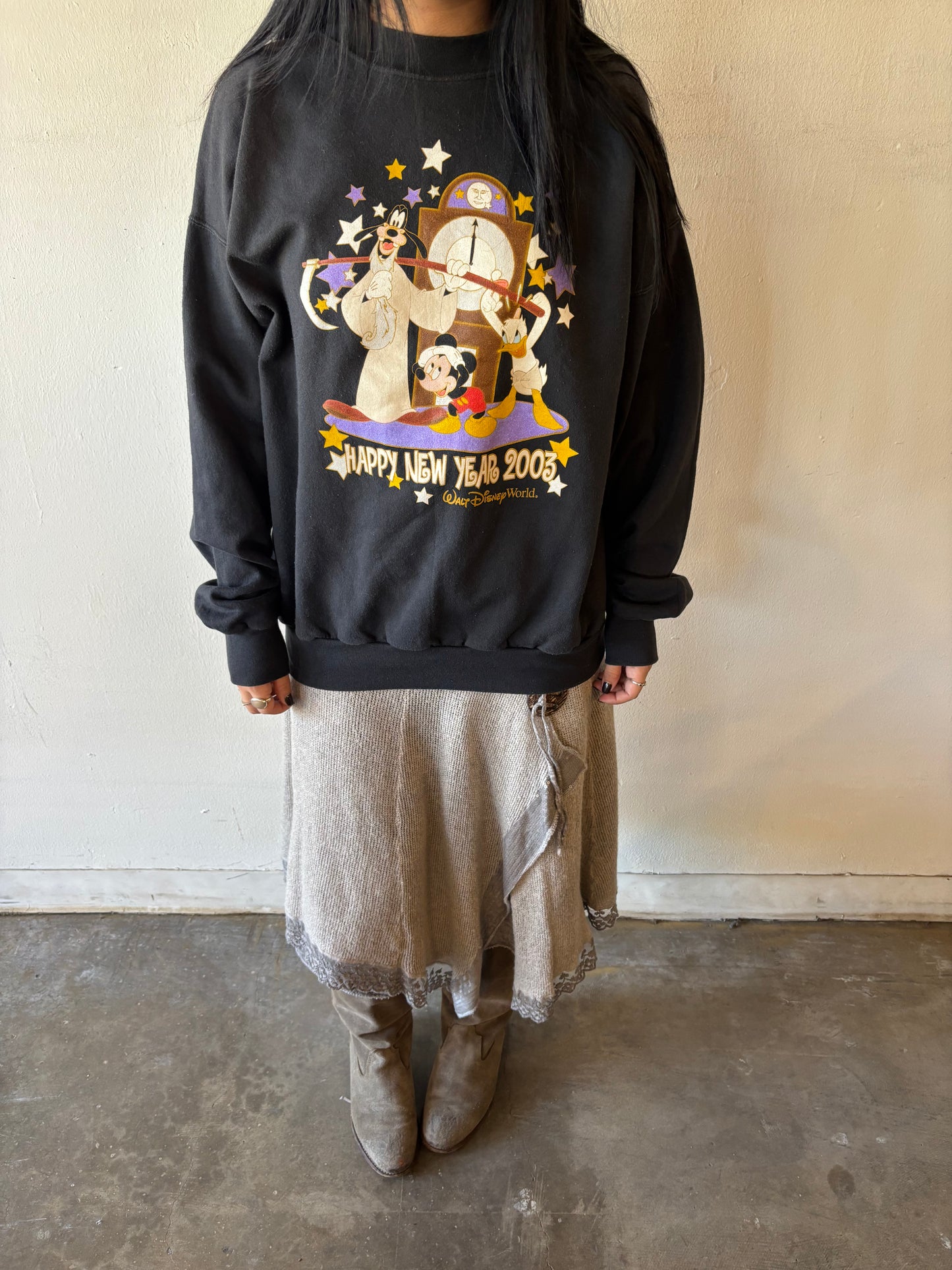 Vintage Walt Disney New Years Crewneck