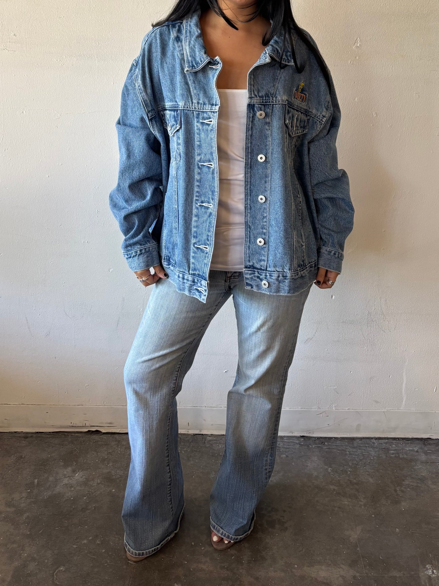 Vintage Tweety Bird Denim Jacket