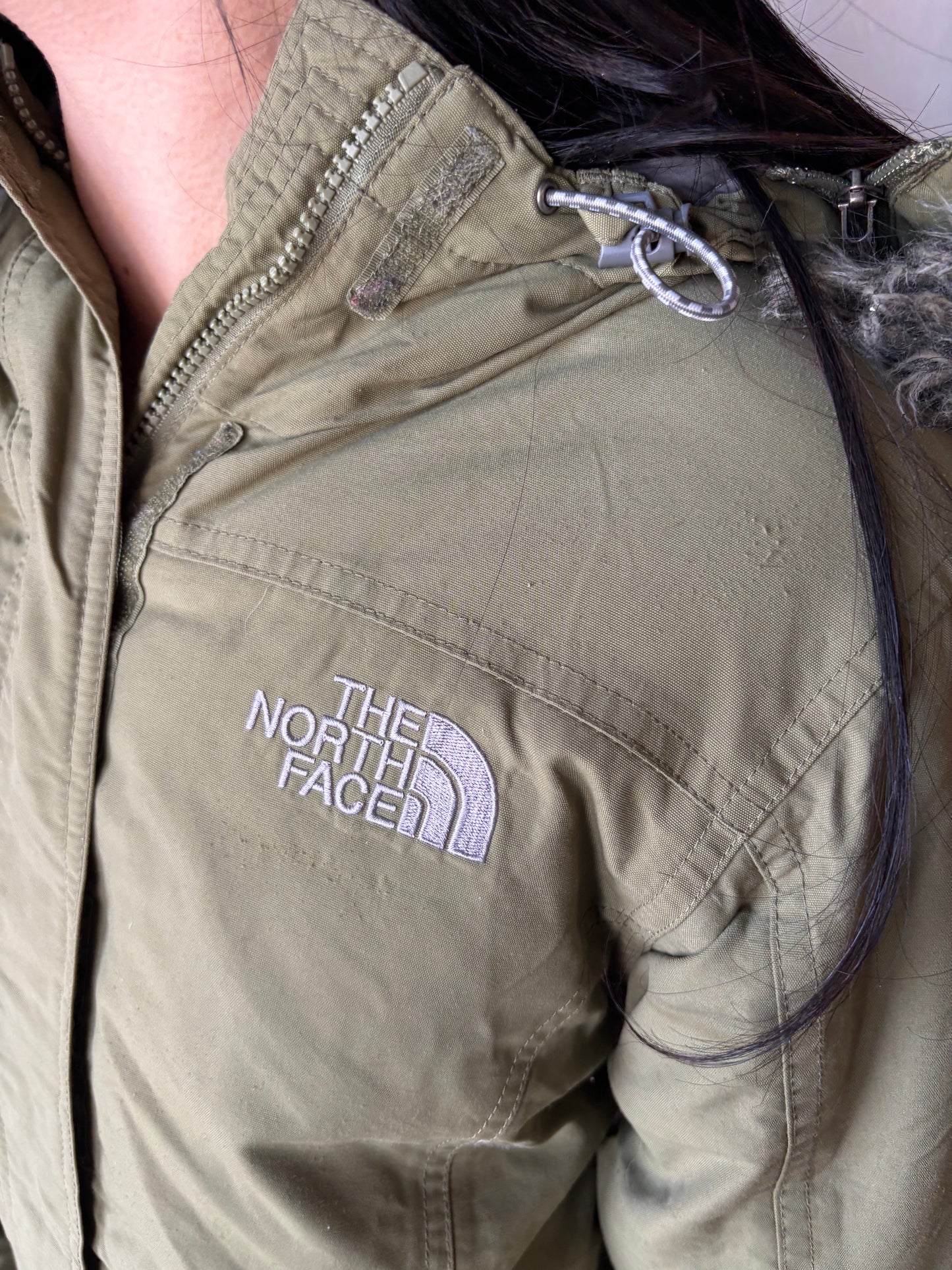 Vintage The North Face Green Puffer Jacket