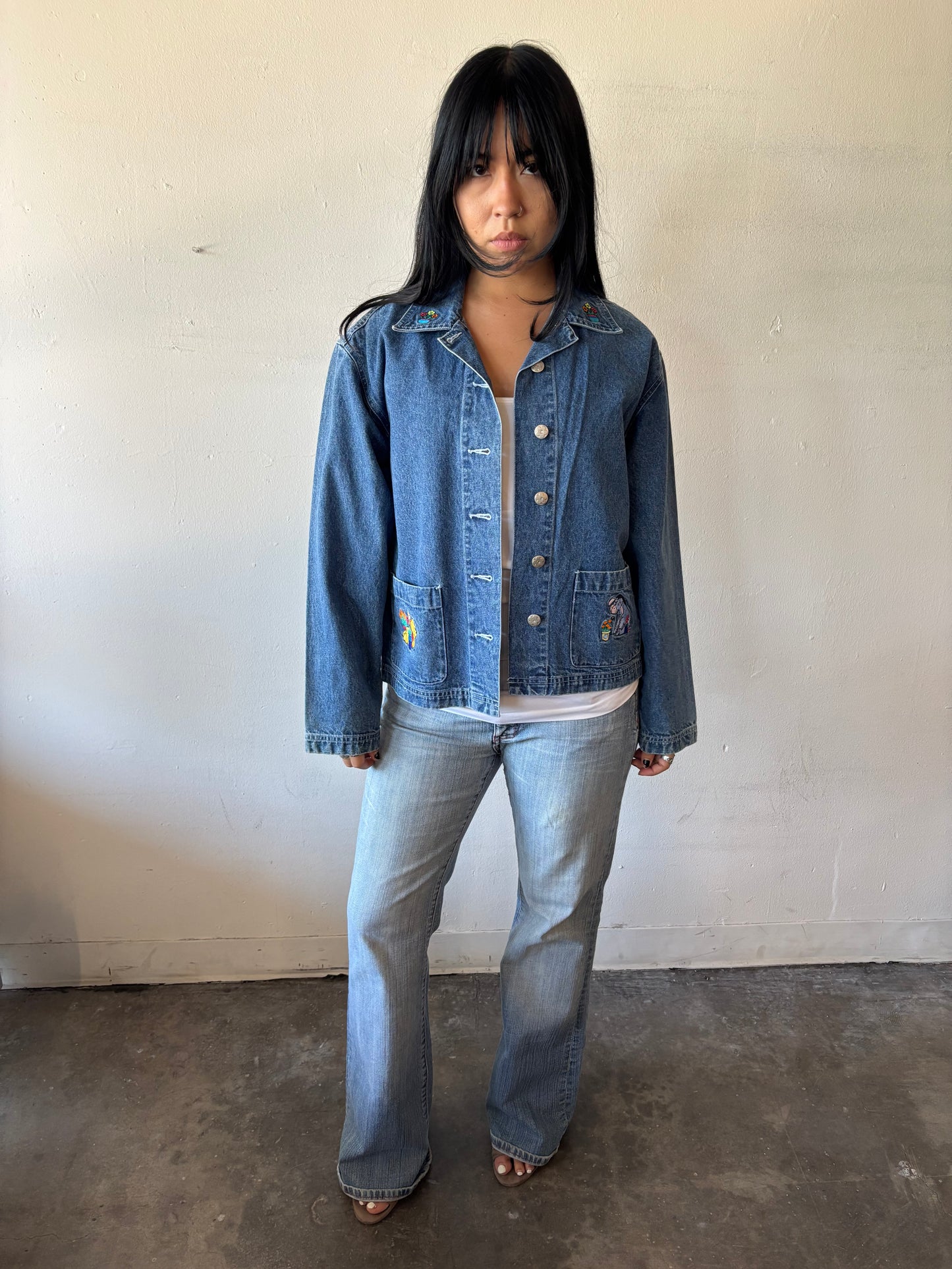 Vintage Winnie The Pooh Denim Jacket