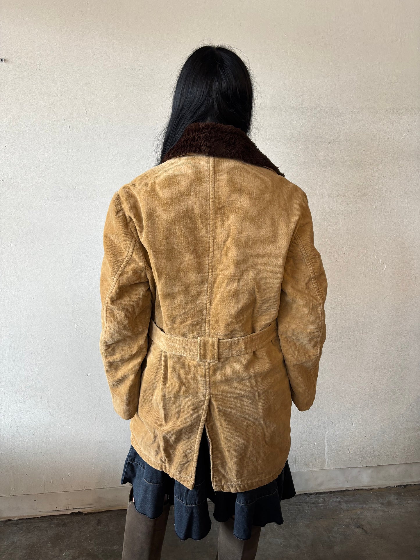 Vintage K Mart Corduroy Button Up Coat