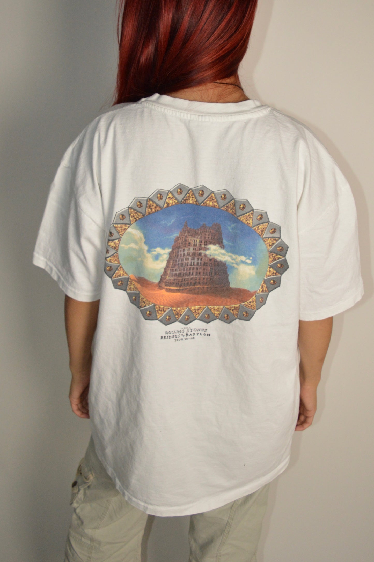 Vintage 1997 The Rolling Stones Bridges to Babylon Shirt