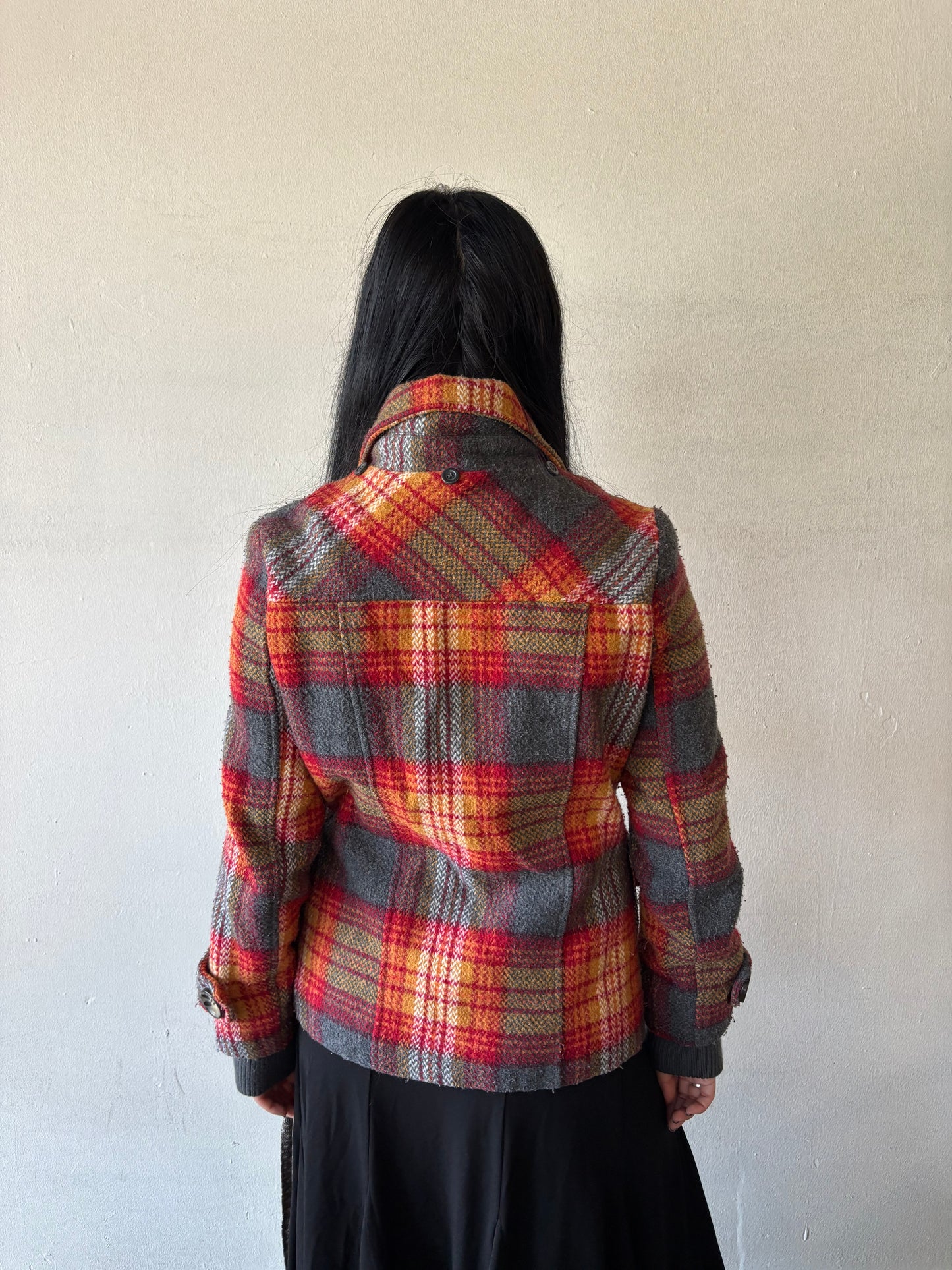 Vintage Plaid Doll House Coat