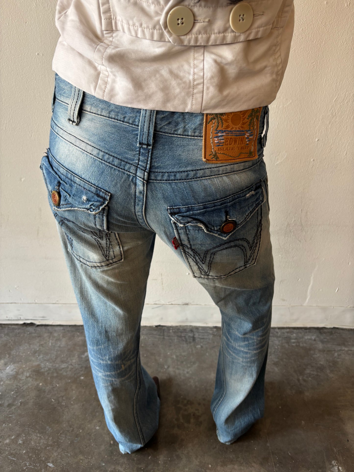 Vintage Edwin Blue Trip Denim Jeans