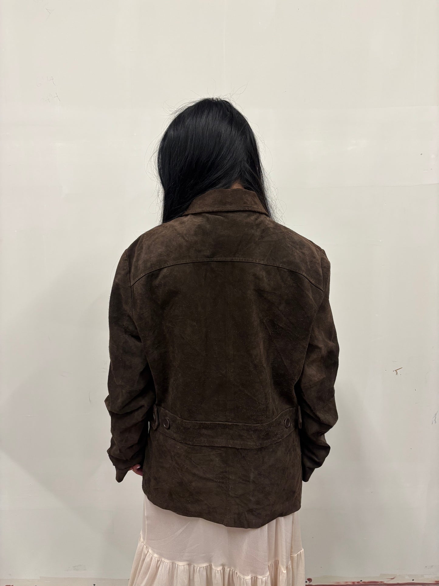 G Brand Suede Jacket