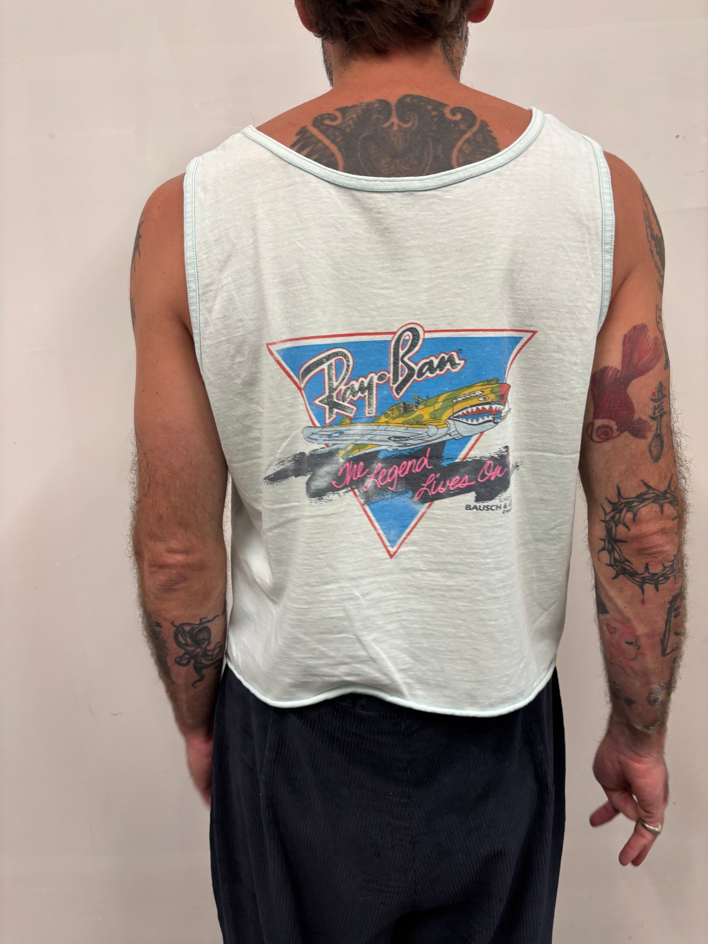 Vintage Rag Ban Cropped Tank