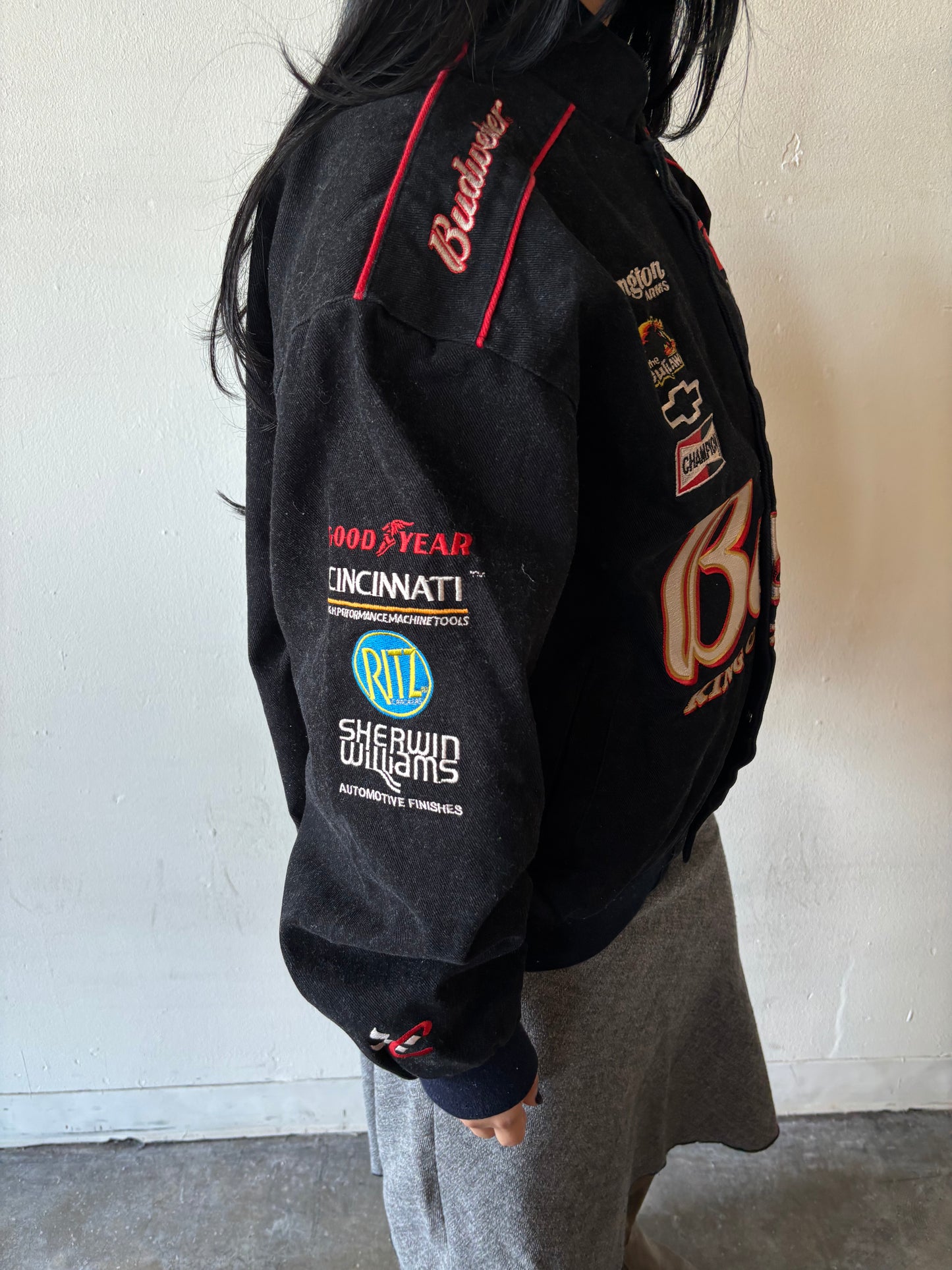 Vintage Bud King of Beers Racing Jacket
