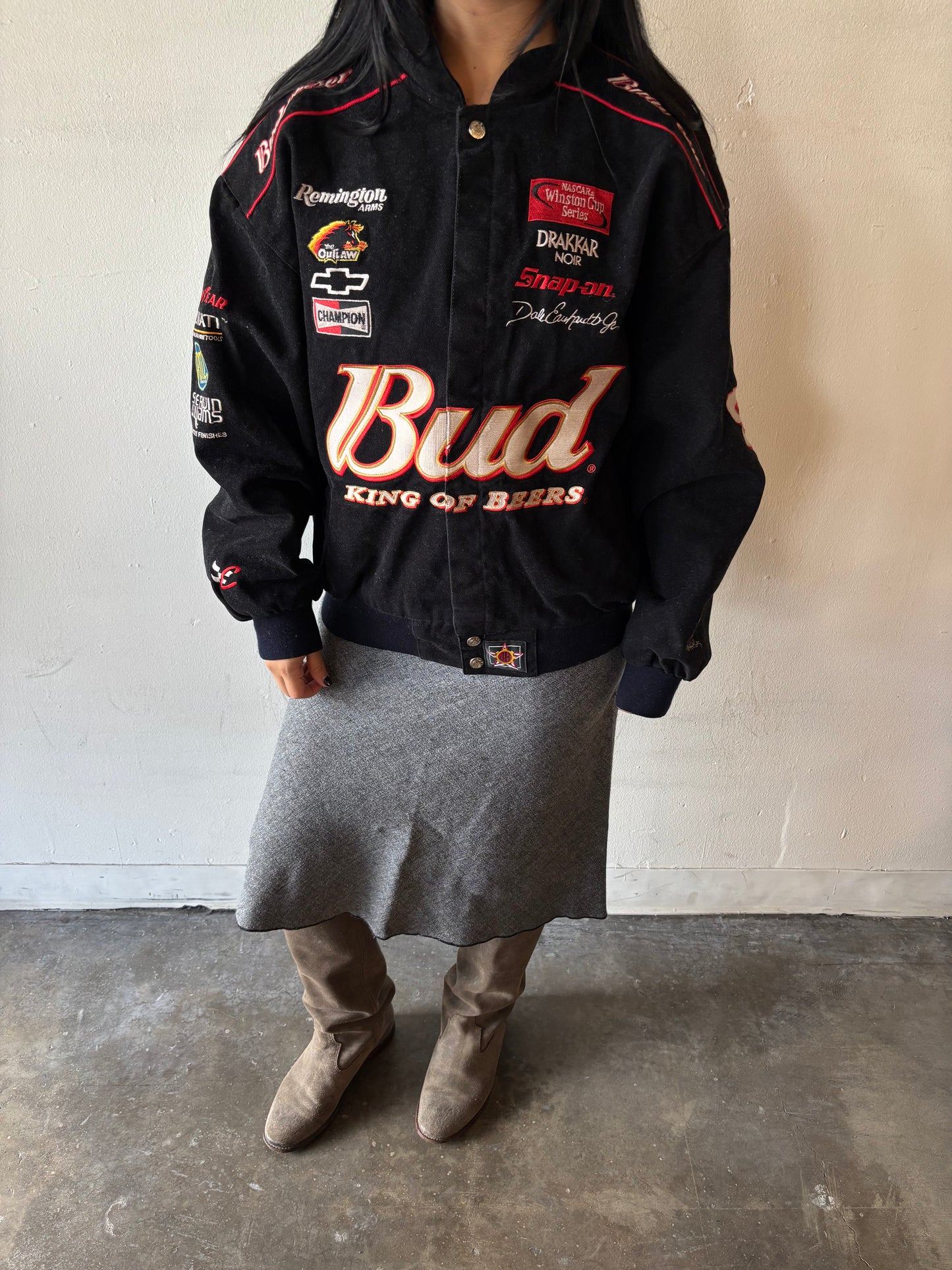 Vintage Bud King of Beers Racing Jacket