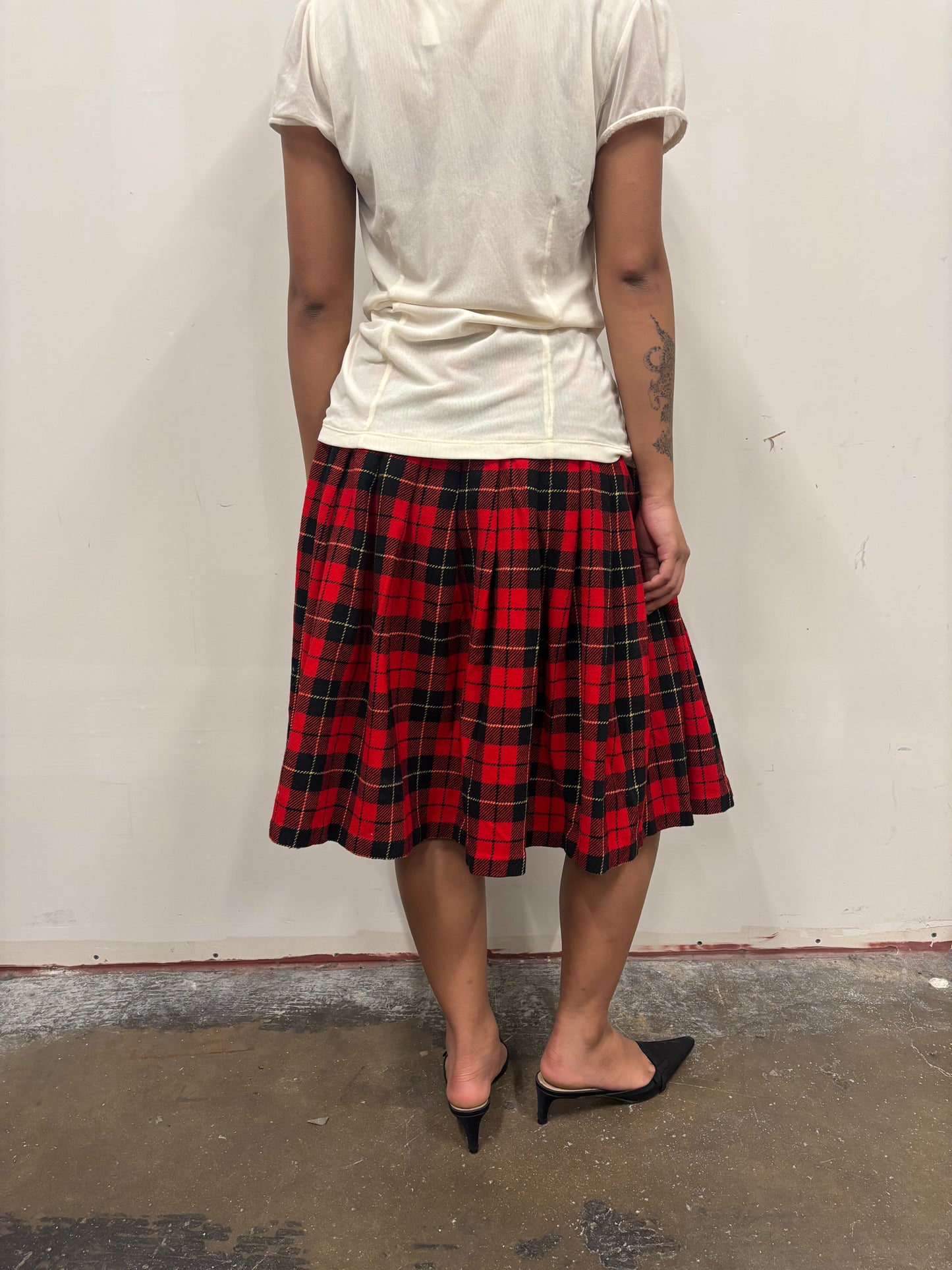 Vintage Pendleton Plaid Skirt