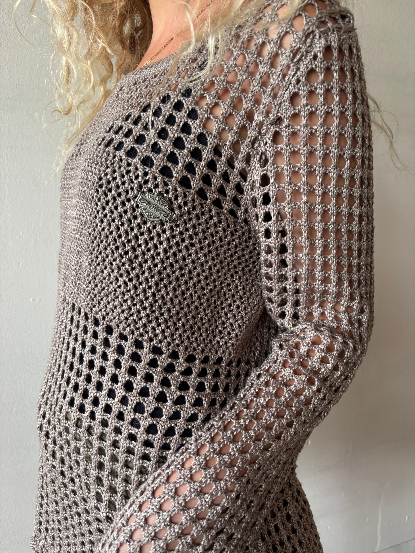 Vintage Harley Davidson Knit Top