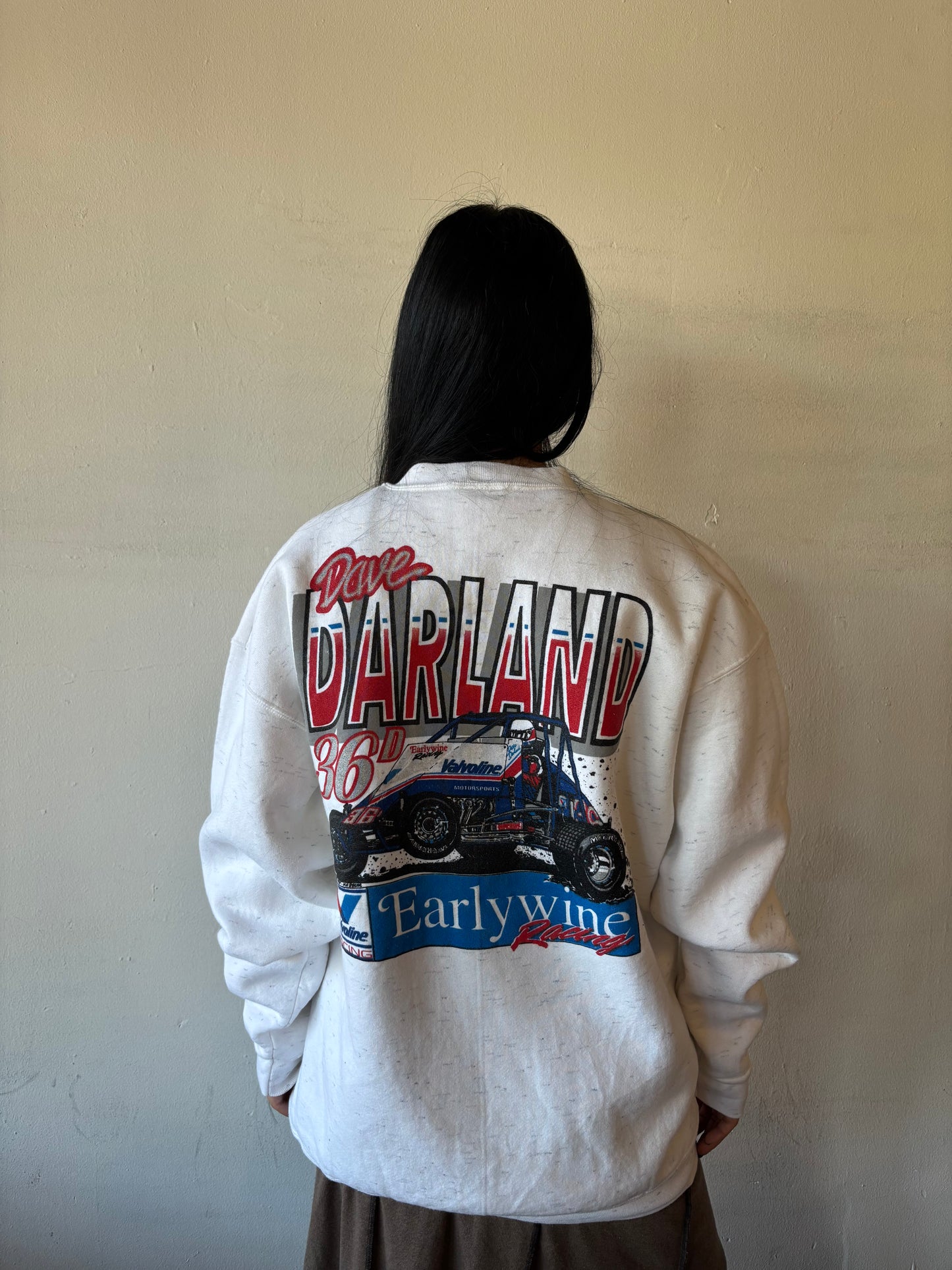 Vintage Dave Darland Racing Crewneck