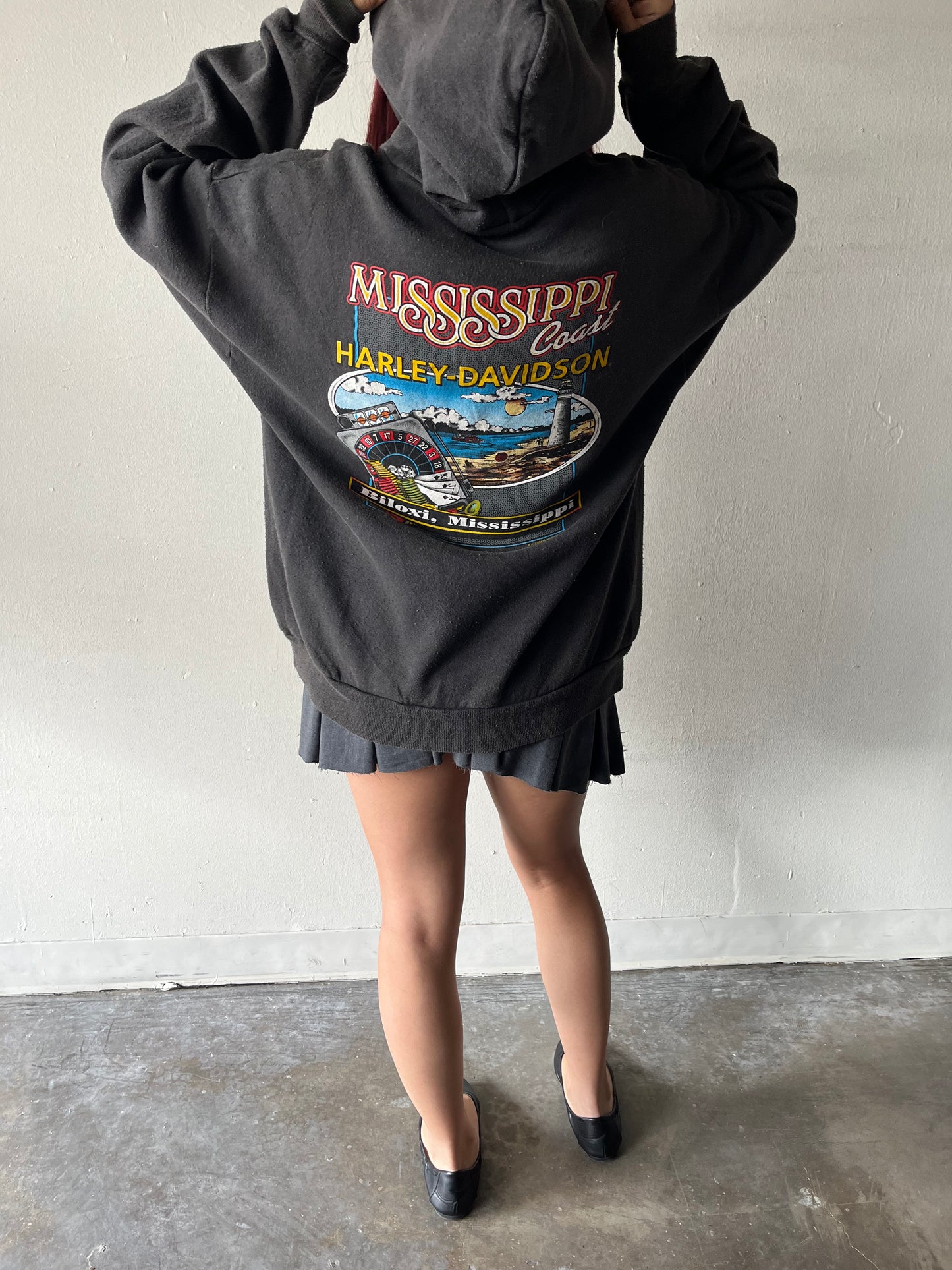 Vintage Harley Davidson Mississippi Hoodie