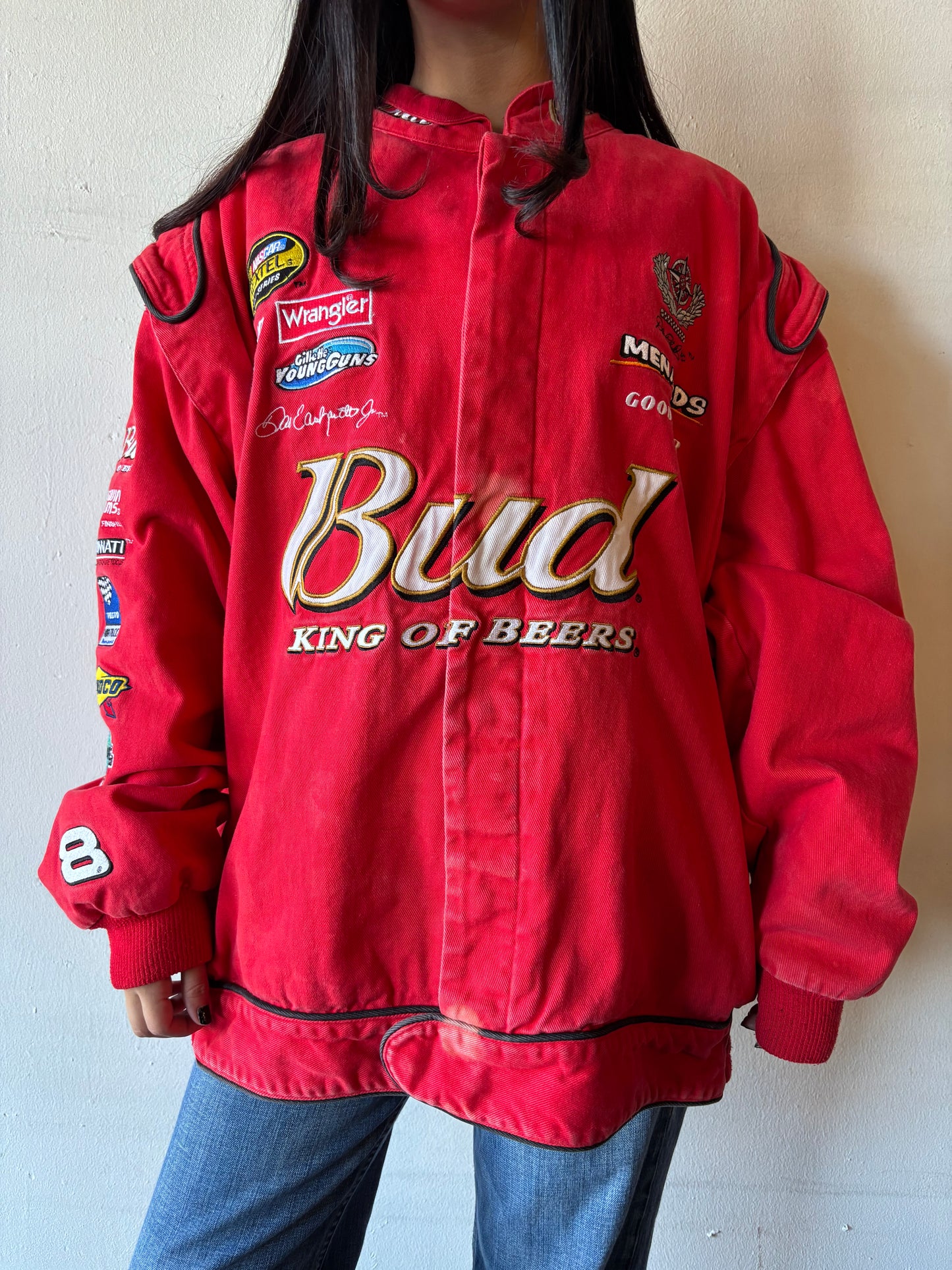 Vintage Budweiser NASCAR Racing Jacket
