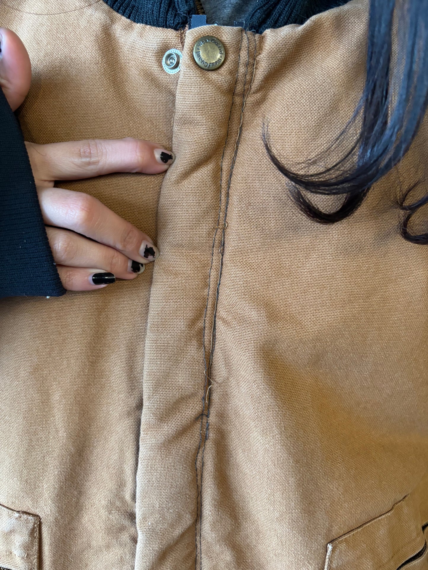 Reworked Cropped Workwear Jacket