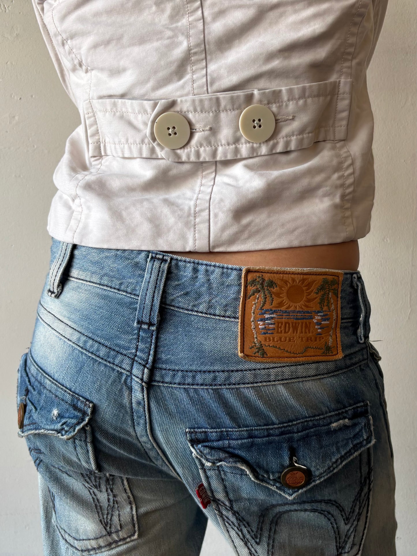 Vintage Edwin Blue Trip Denim Jeans