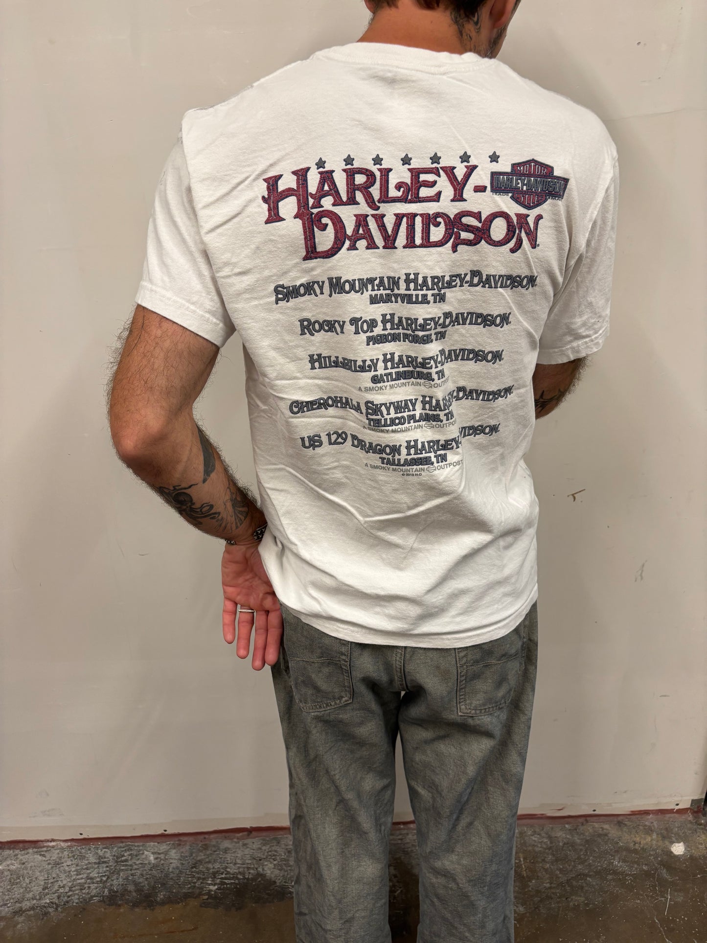 Vintage Harley Davidson Smoky Mountain Shirt