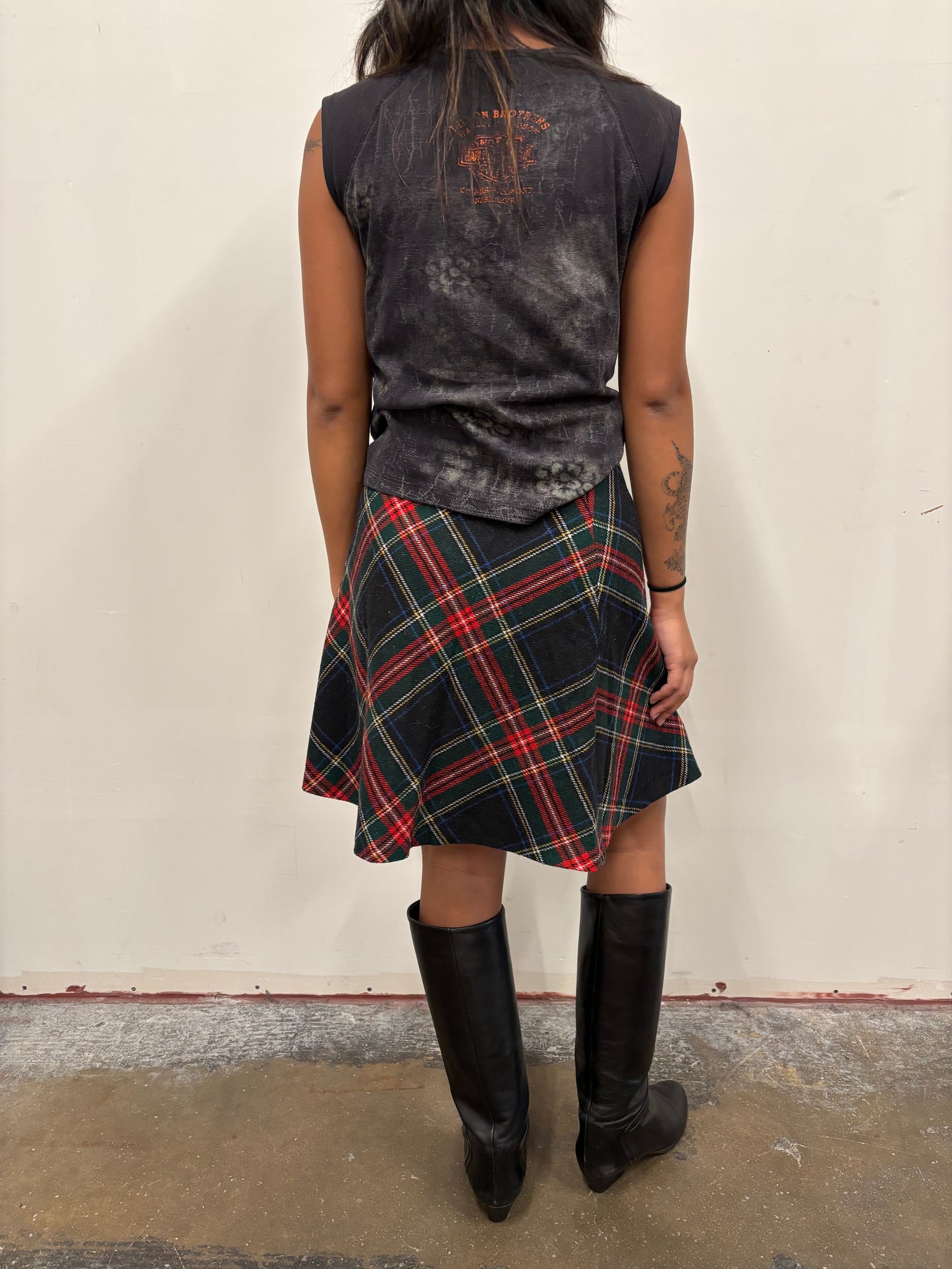 Express Plaid Skirt