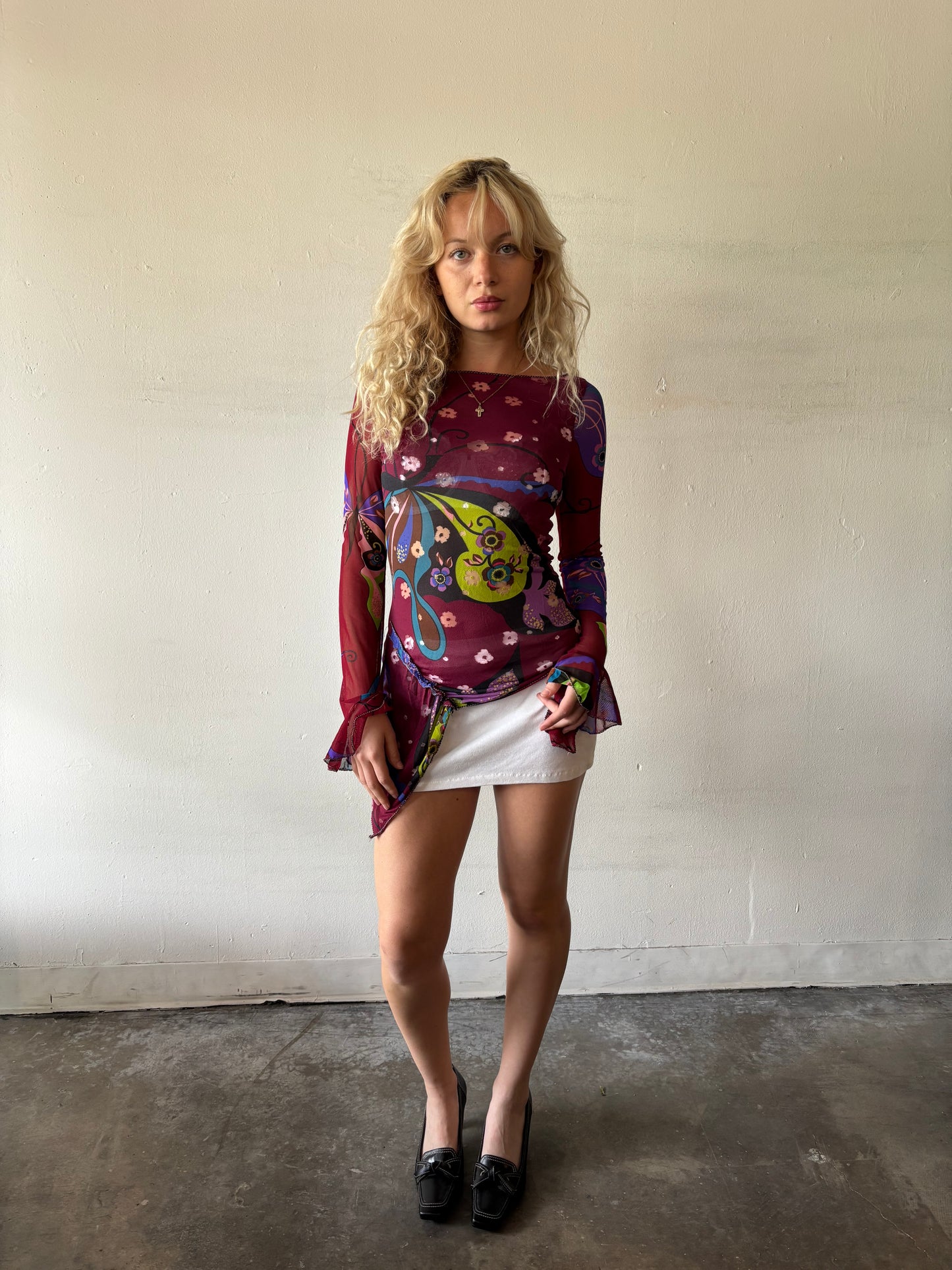 Vintage BEBE Mesh Top