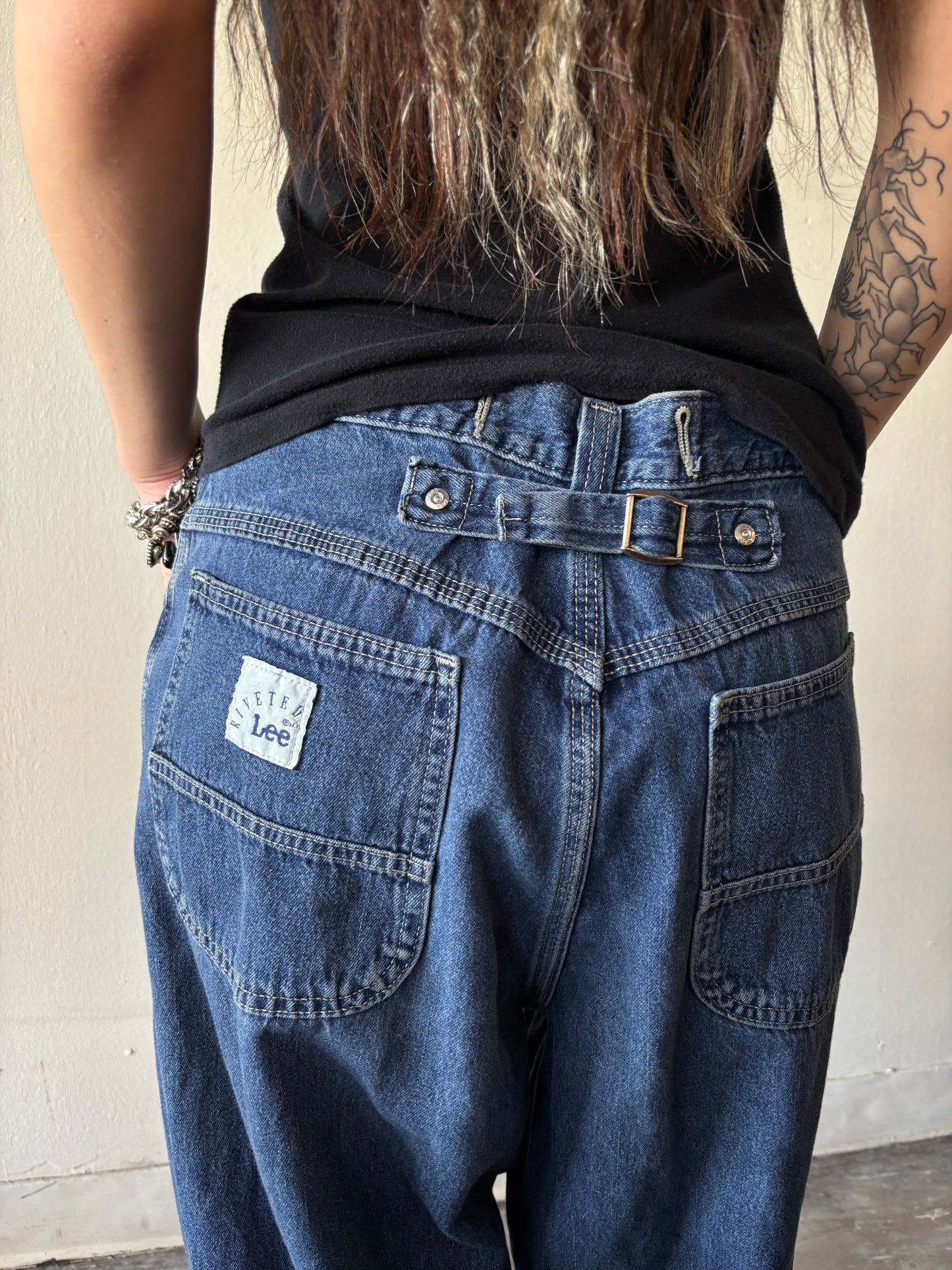 Vintage Riveted Lee Denim Jeans