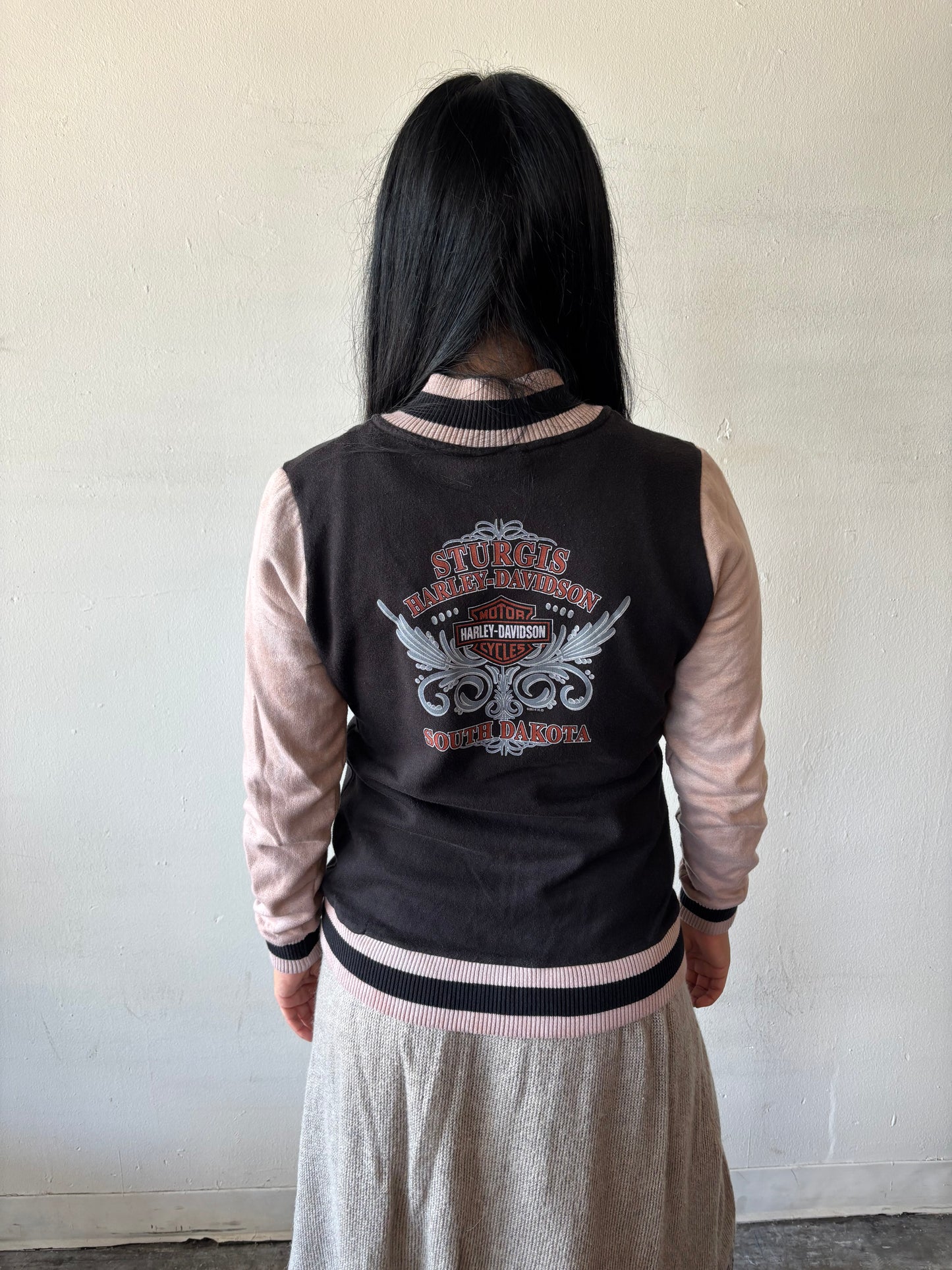 Vintage Harley Davidson Zip Up Jacket