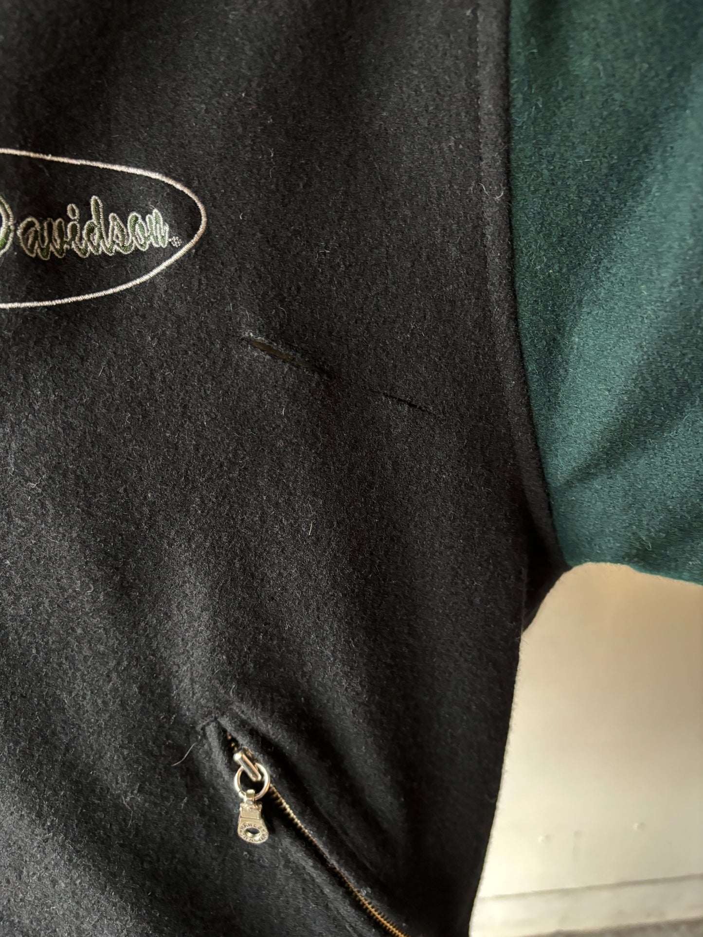 Vintage Harley Davidson Bomber Jacket