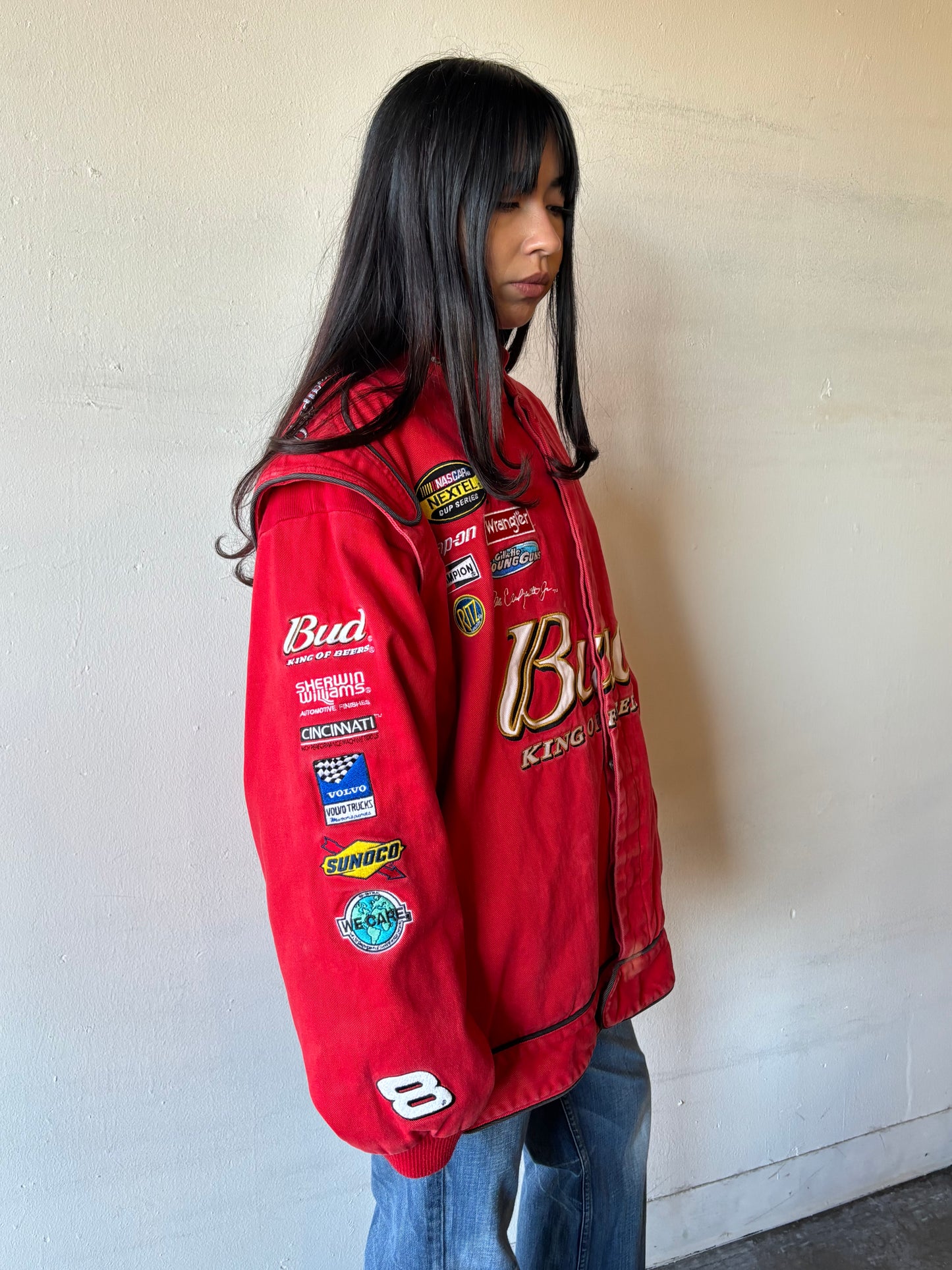 Vintage Budweiser NASCAR Racing Jacket
