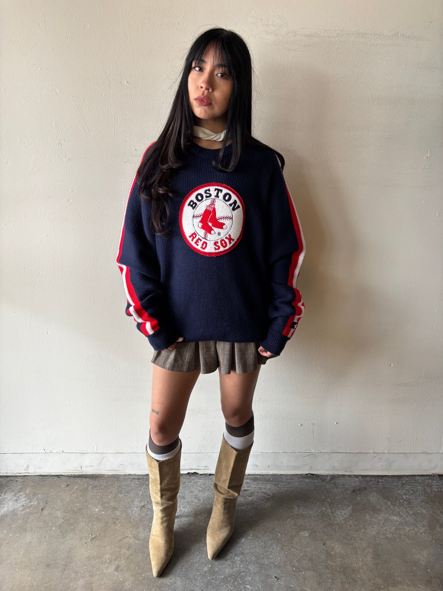 Vintage Boston Red Sox Stater Knitted Sweater