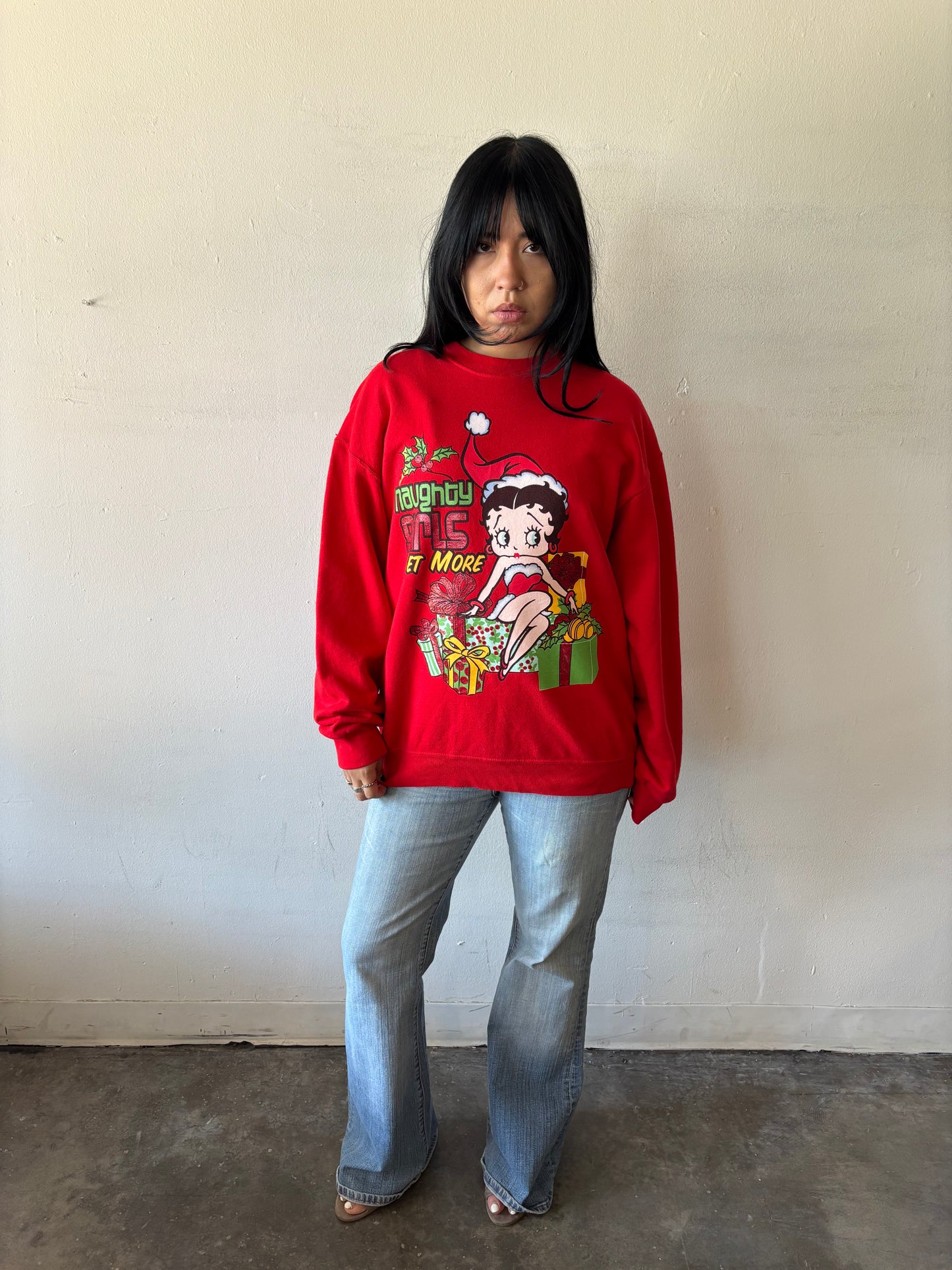 Vintage Betty Boop Christmas Crewneck