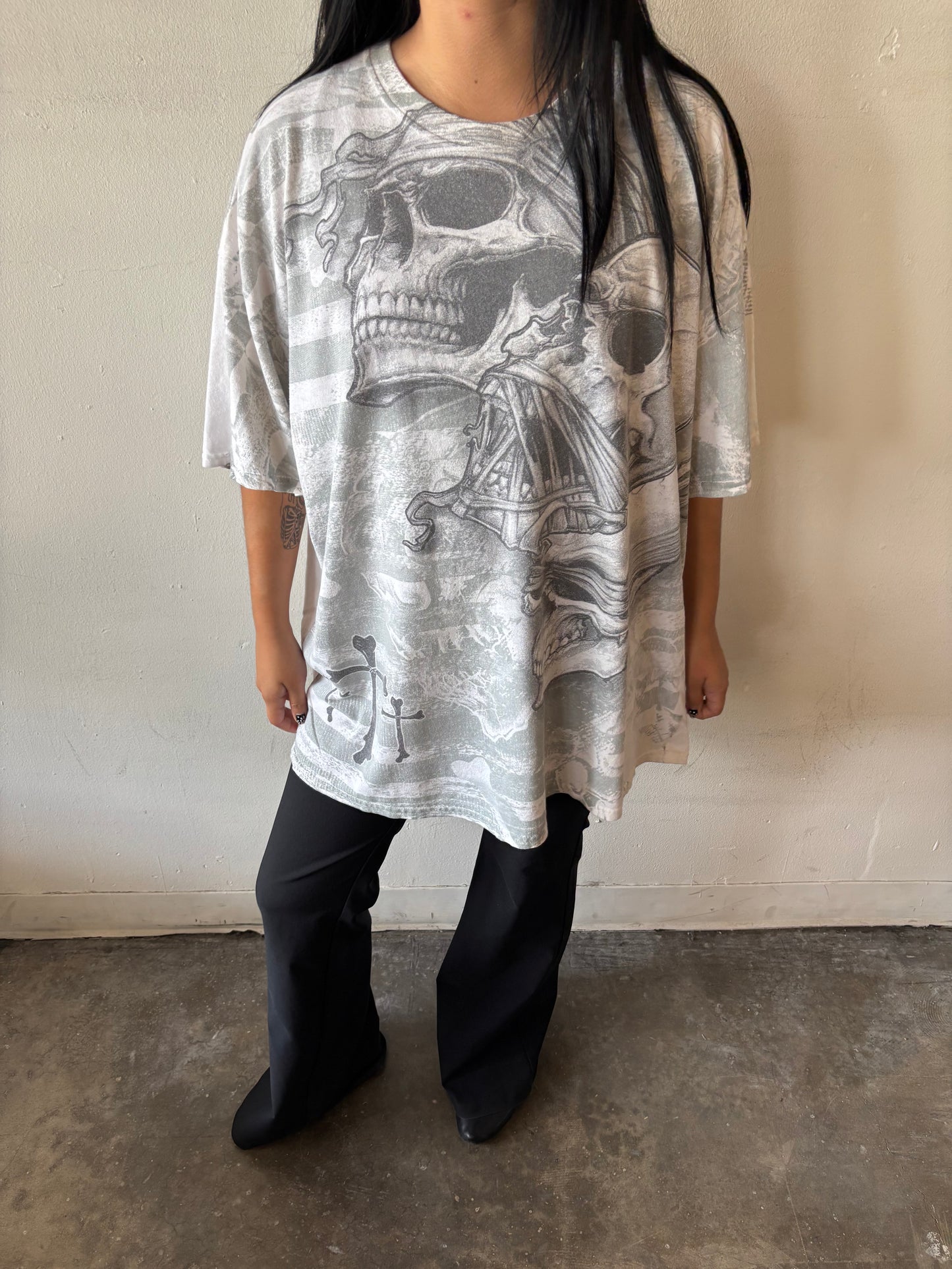 Y2K Skull Shirt