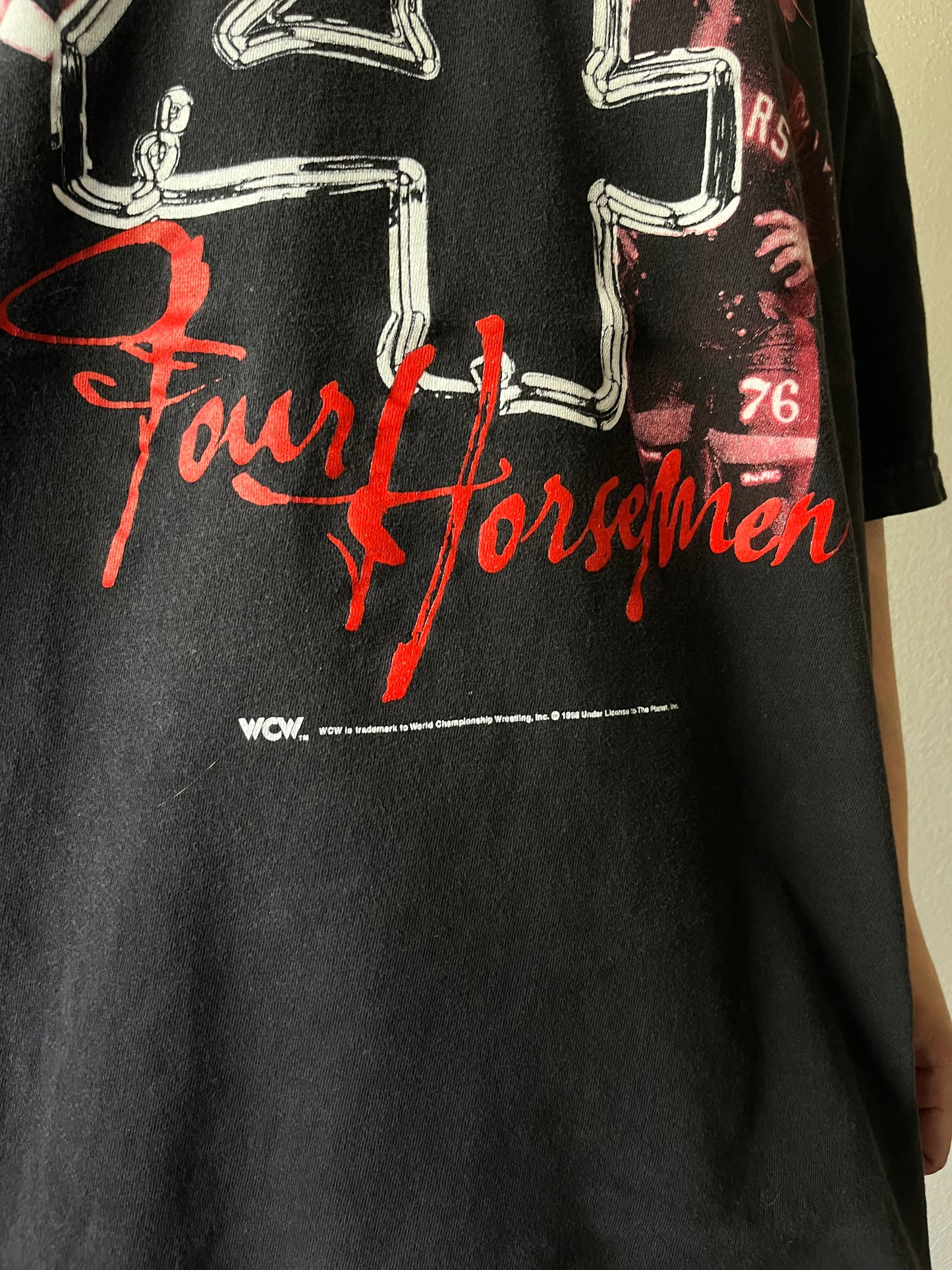 Vintage 1998 The Four Horsemen Wrestling Shirt