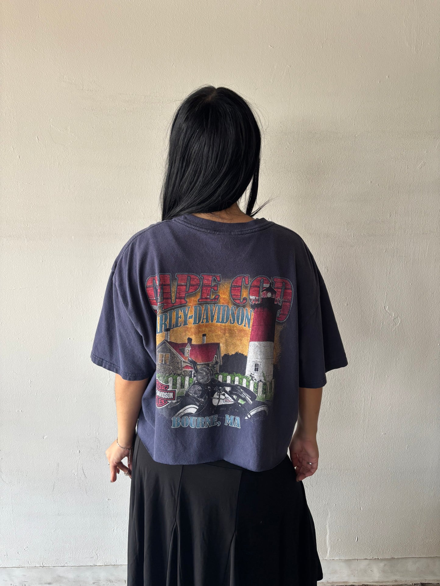 Harley Davidson Bourne Cropped Shirt