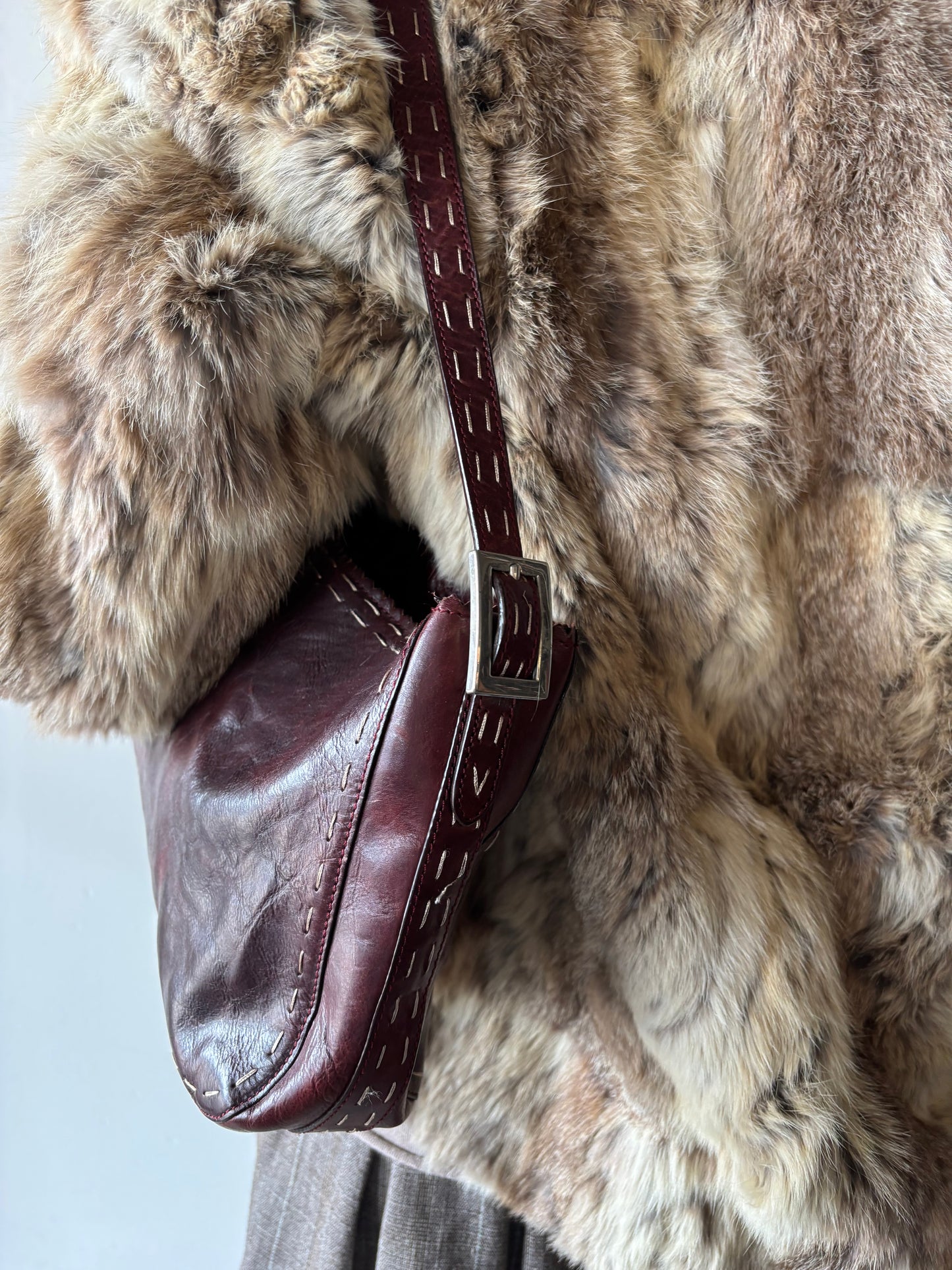 Vintage Red Wine Purse