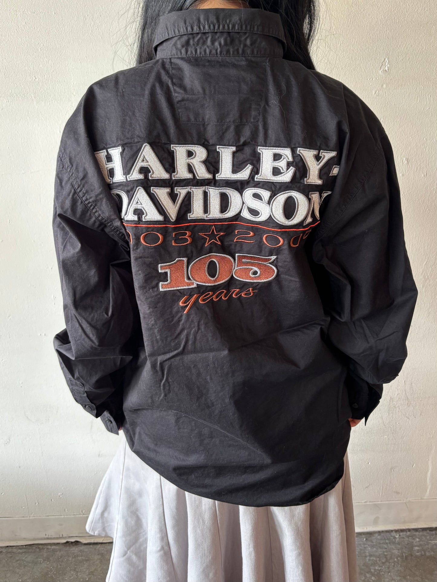 Harley Davidson Button Up