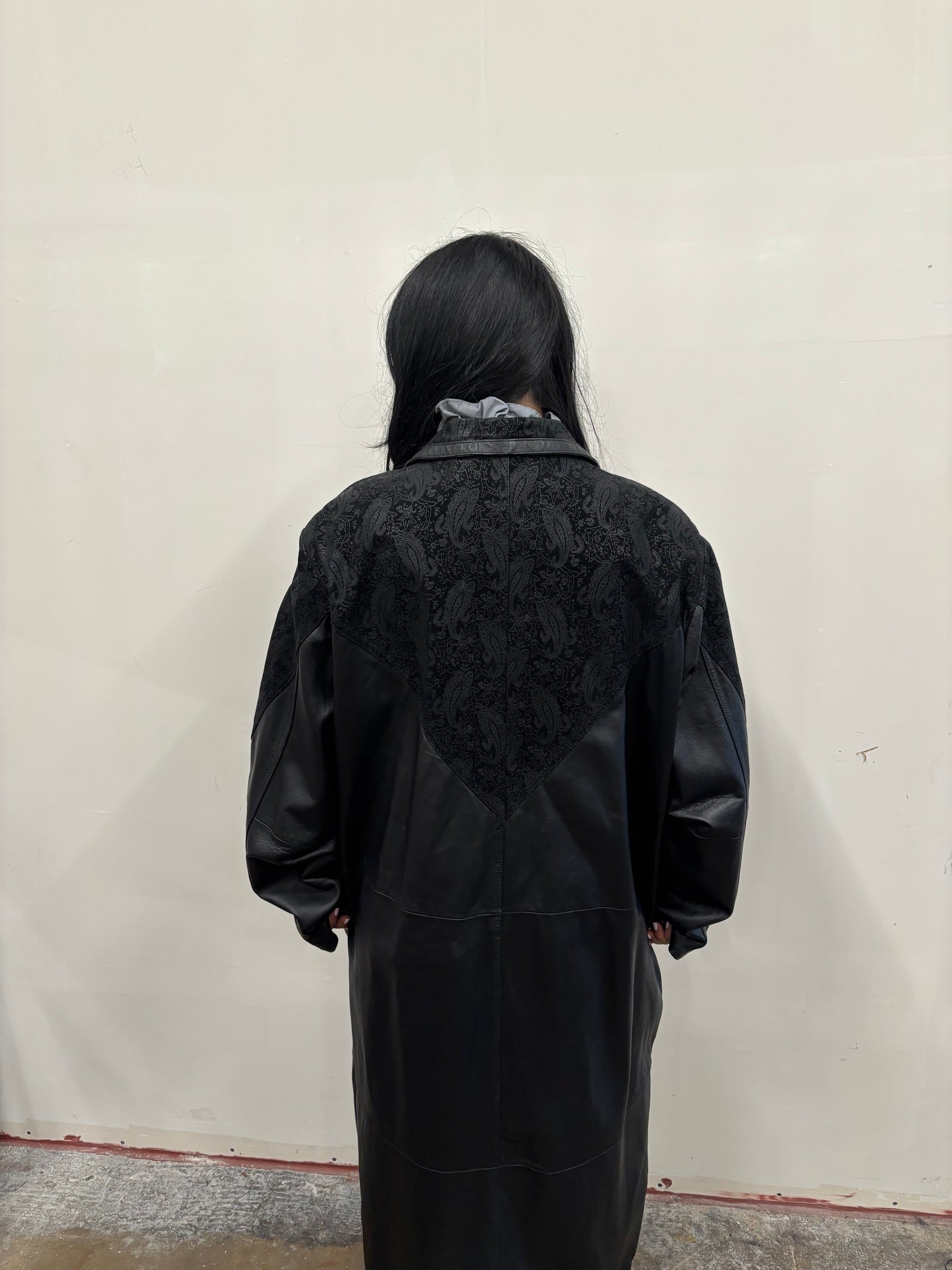 Vintage Preston & York Leather Trench