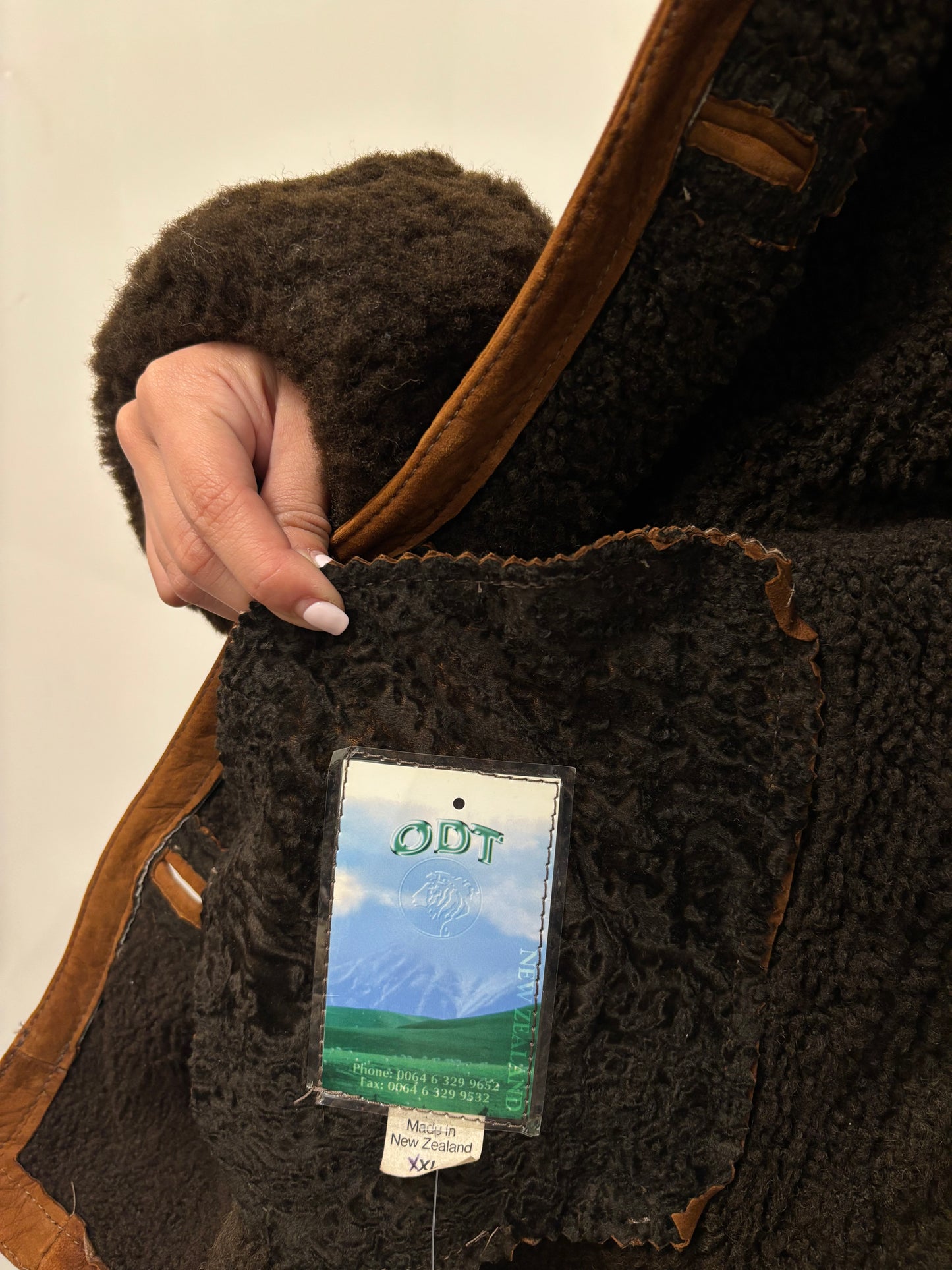 Vintage Brown Sherpa Coat