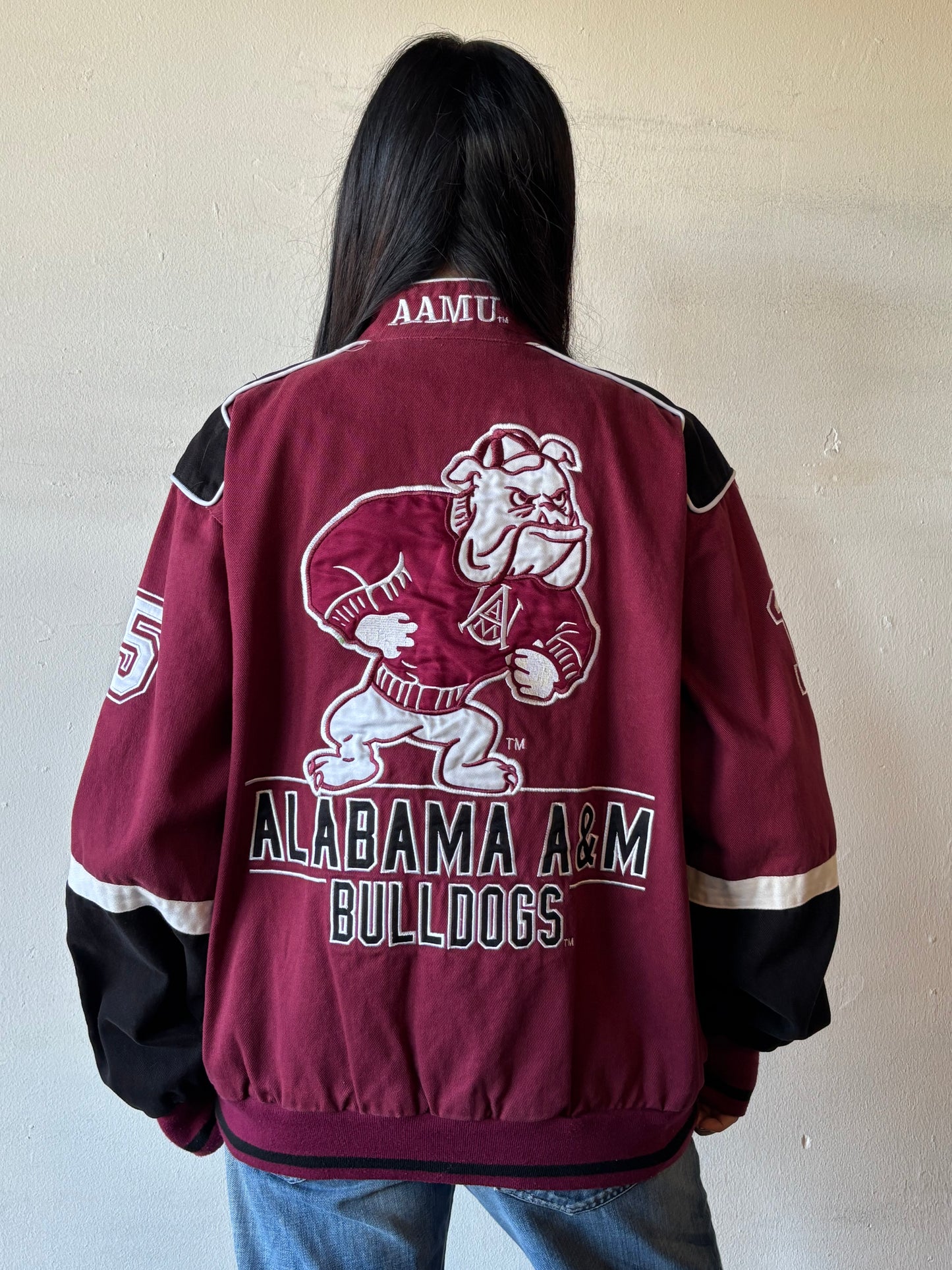 Vintage Alabama A&M University Racing Jacket