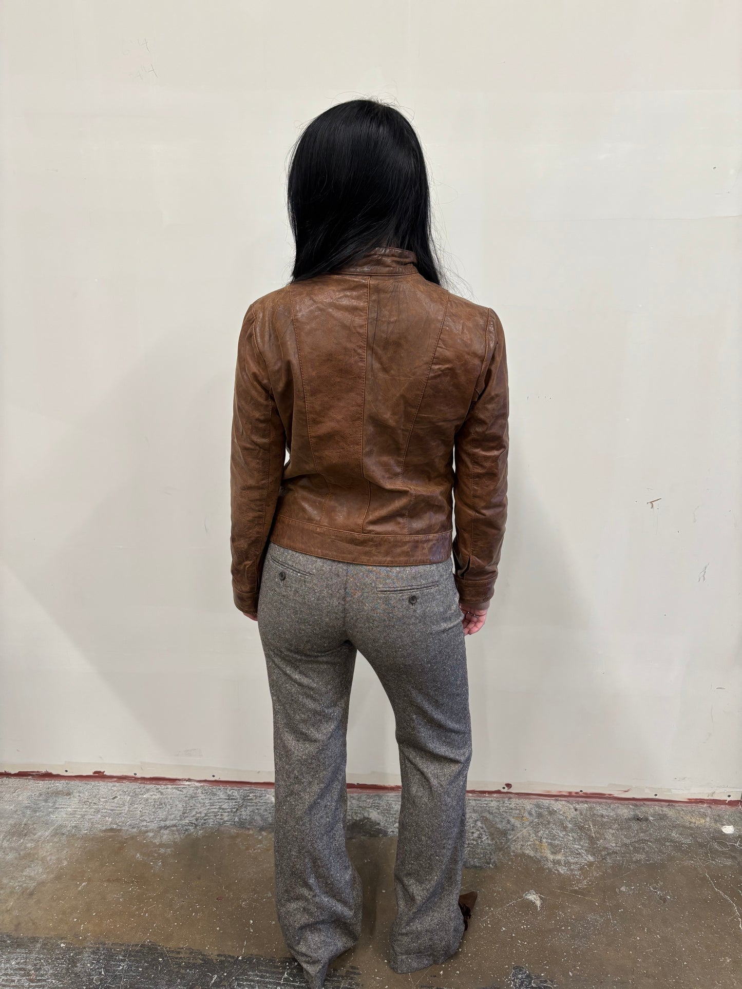 Vintage Express Brown Office Pants