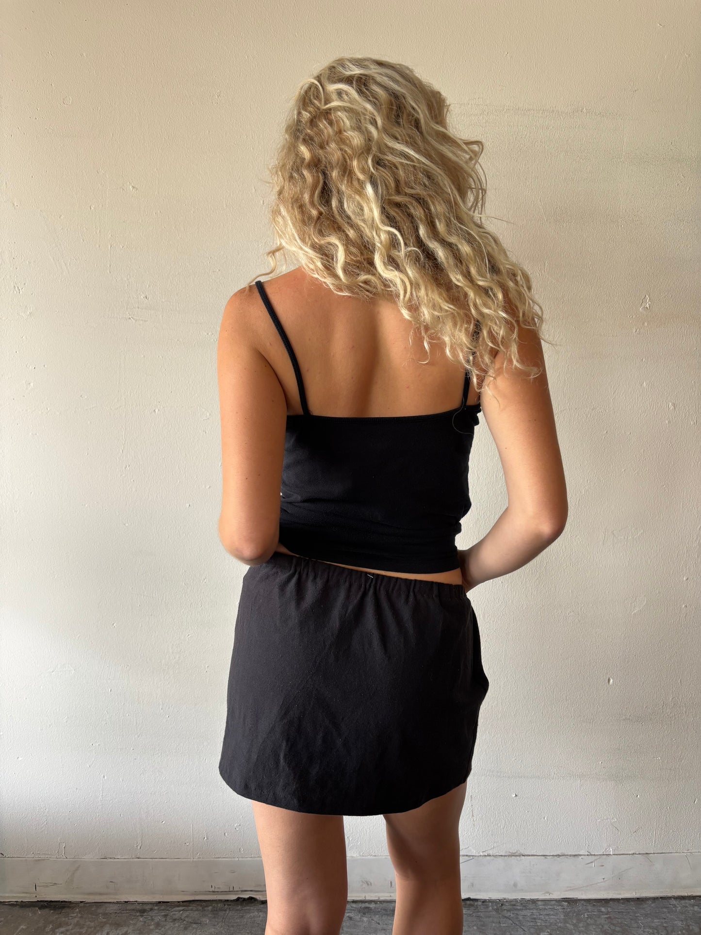 Reworked Harley Davidson Mini Skirt