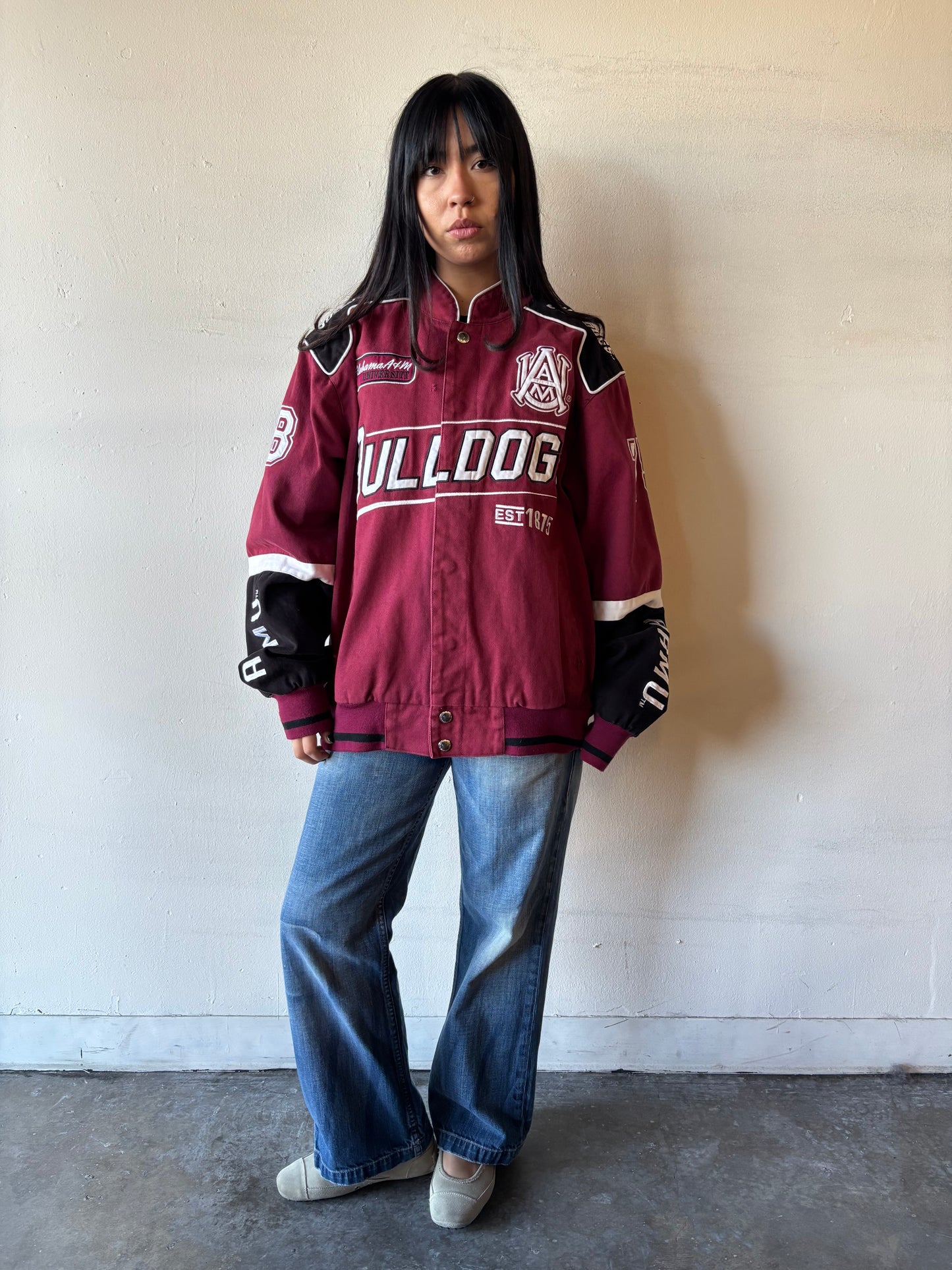 Vintage Alabama A&M University Racing Jacket