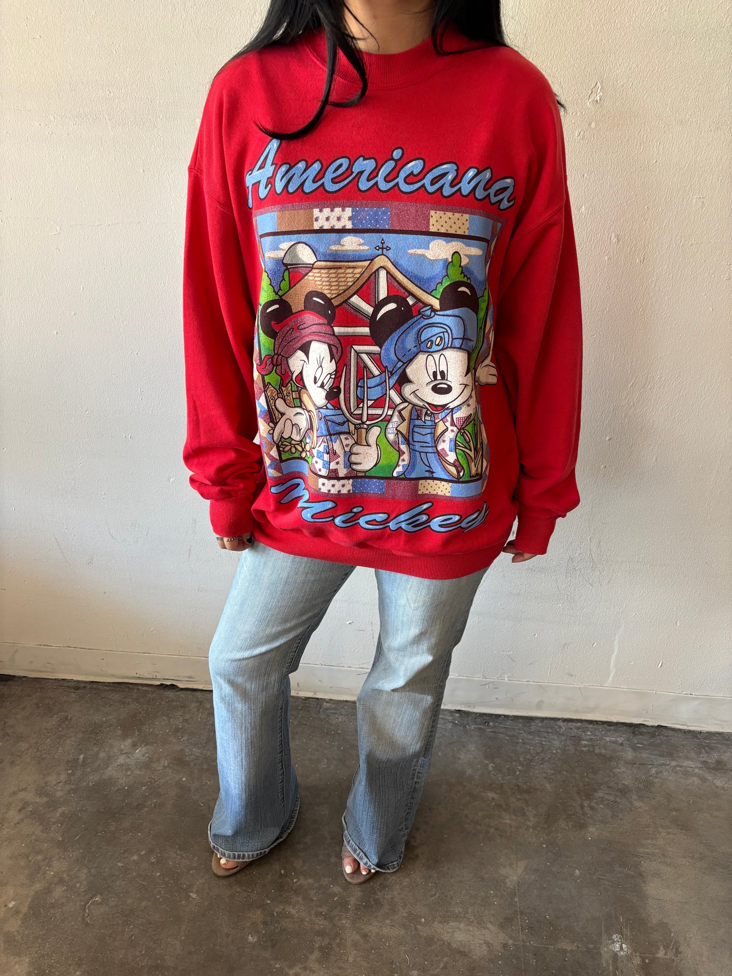 Vintage Mickey & Minnie Crewneck