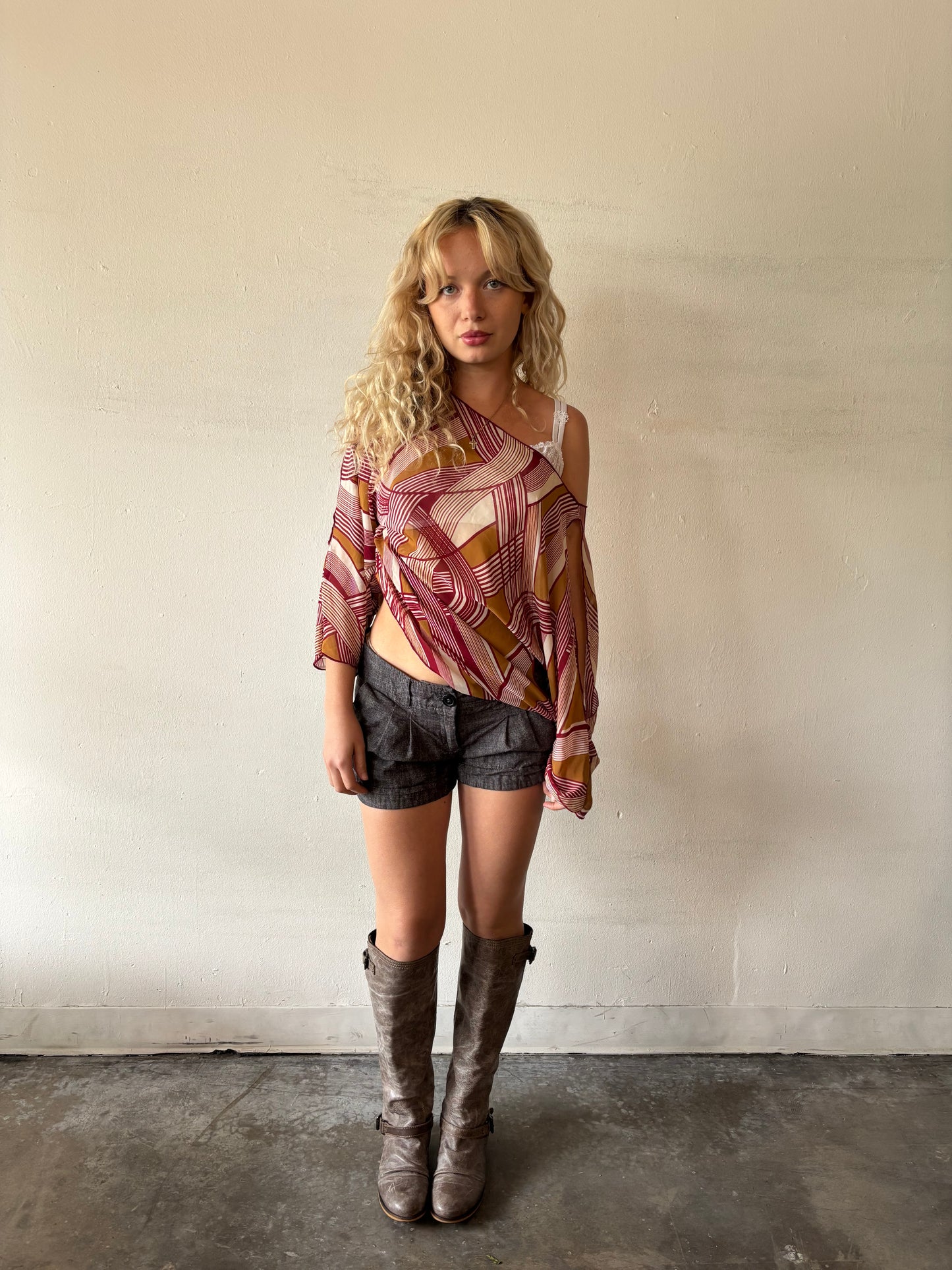 Vintage Pola Sheer Top