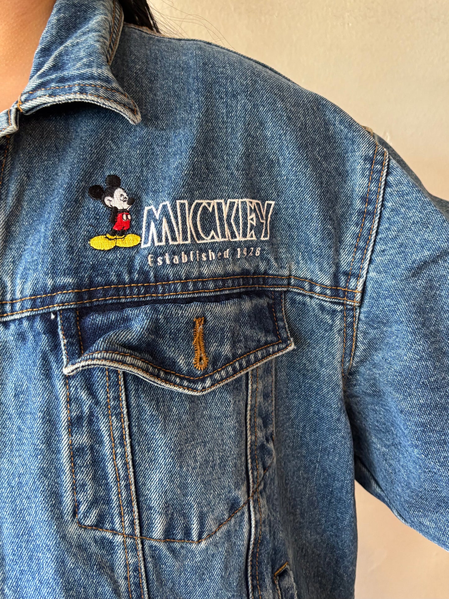 Vintage Mickey Mouse Denim Jacket