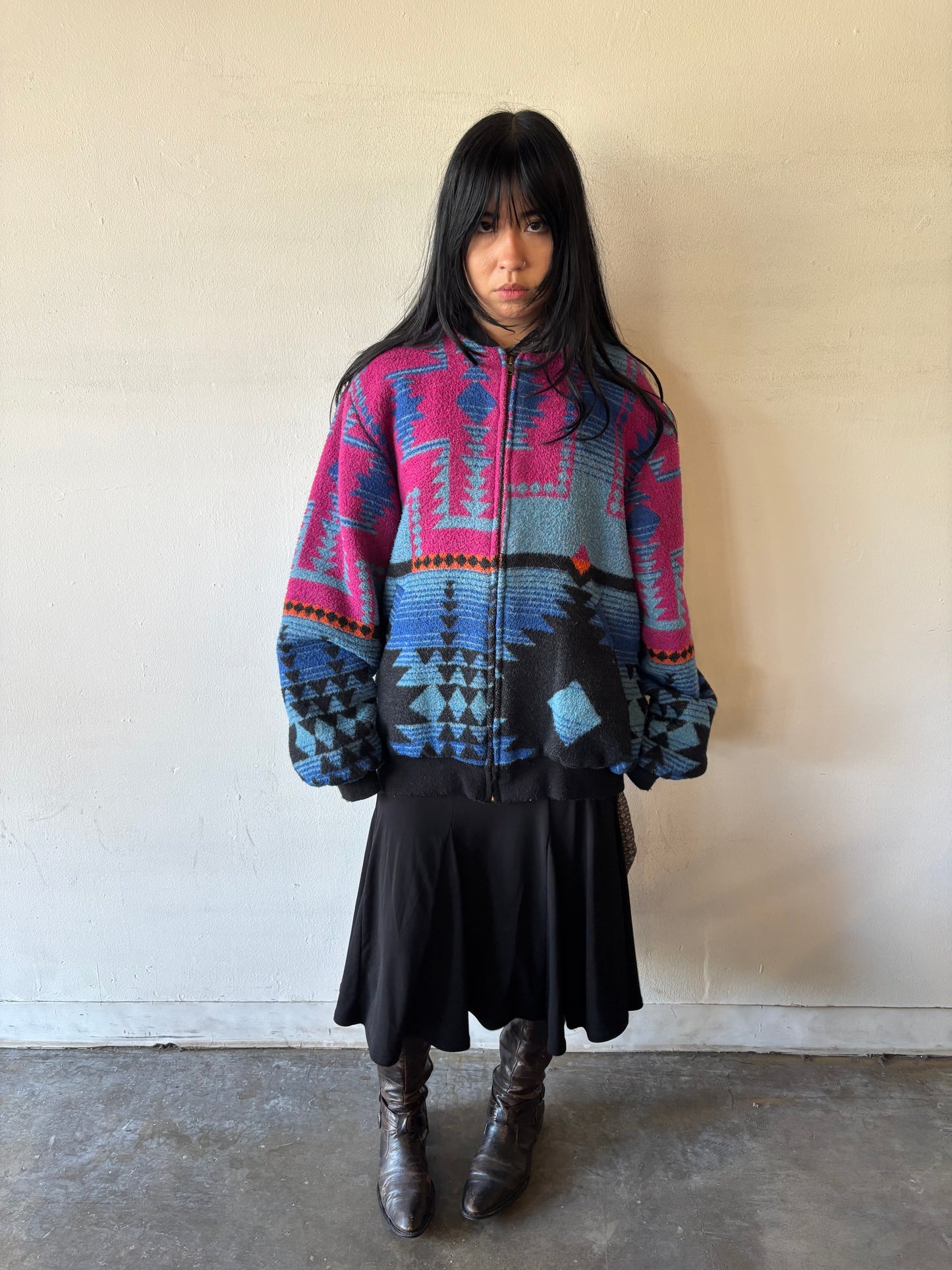 Vintage Western Tribal Print Jacket