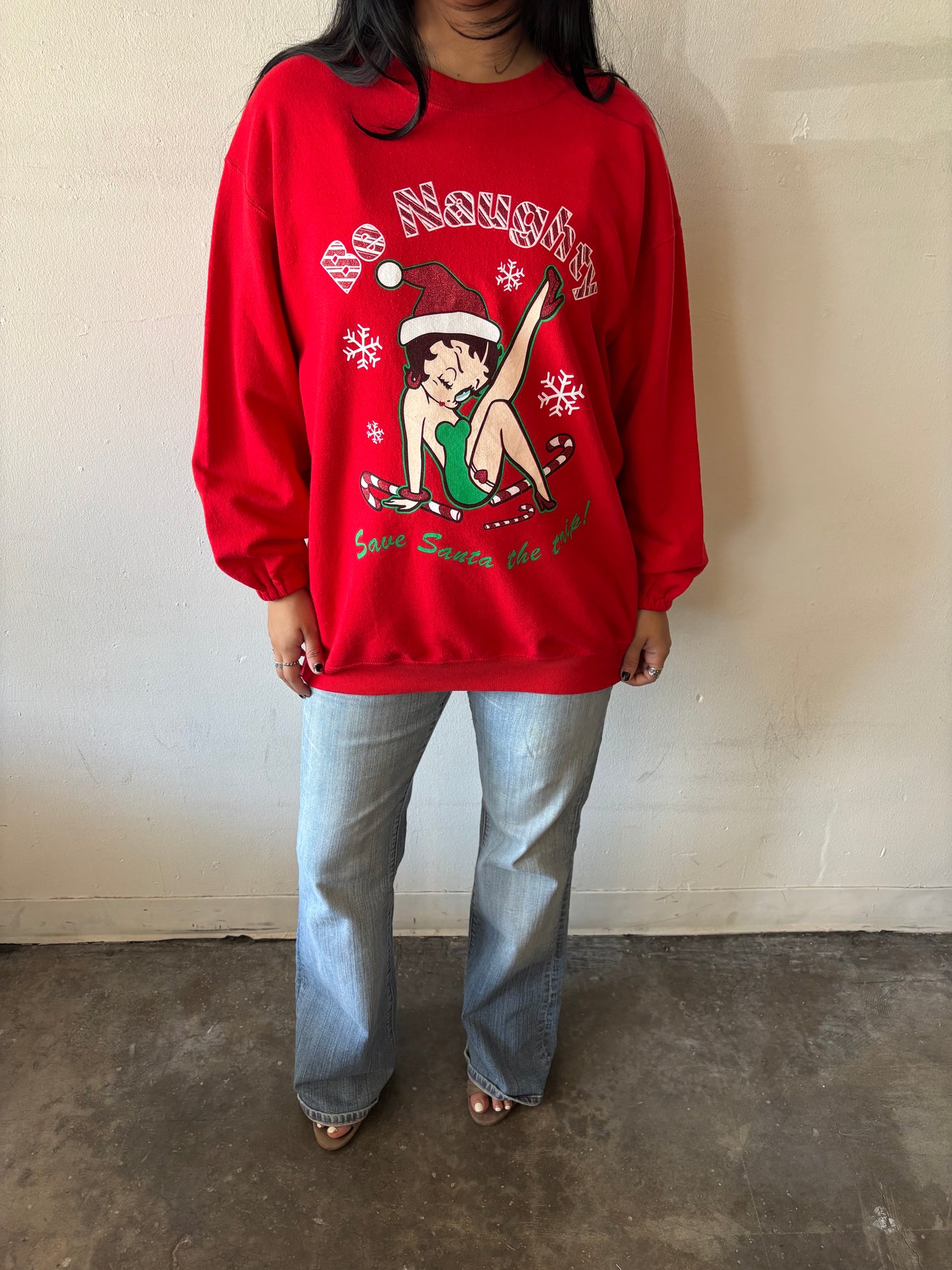 Vintage Betty Boop Christmas Crewneck