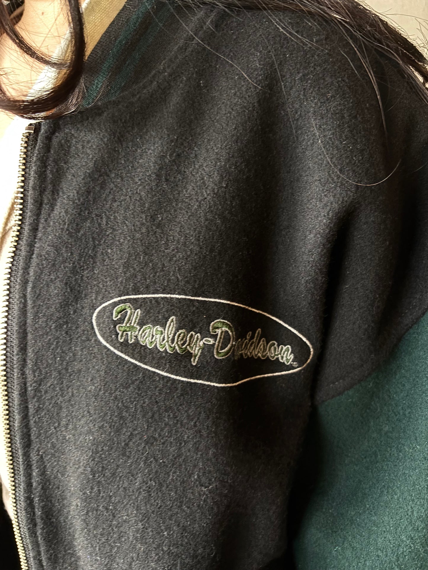 Vintage Harley Davidson Bomber Jacket