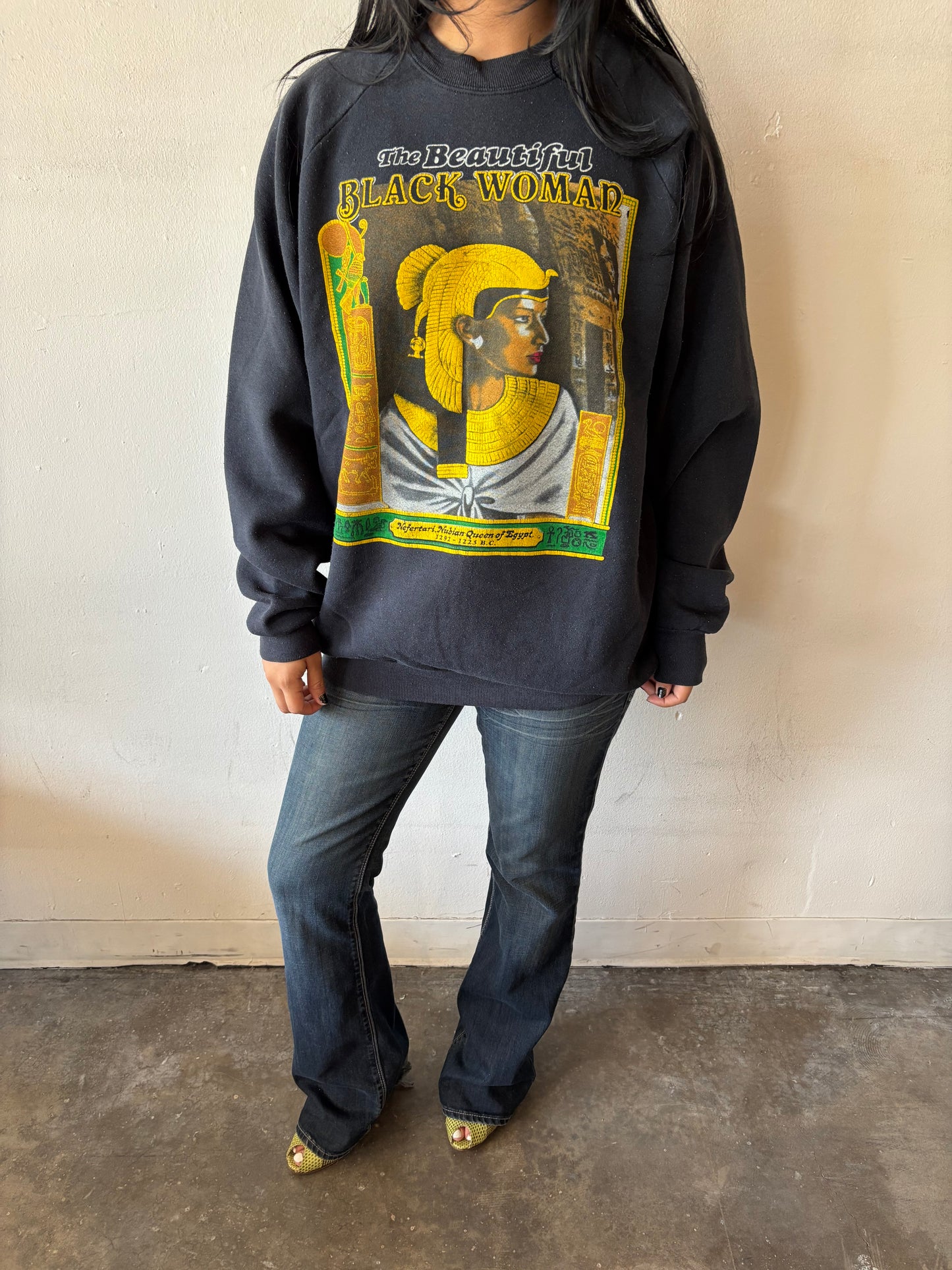Vintage The Beautiful Black Woman Crewneck