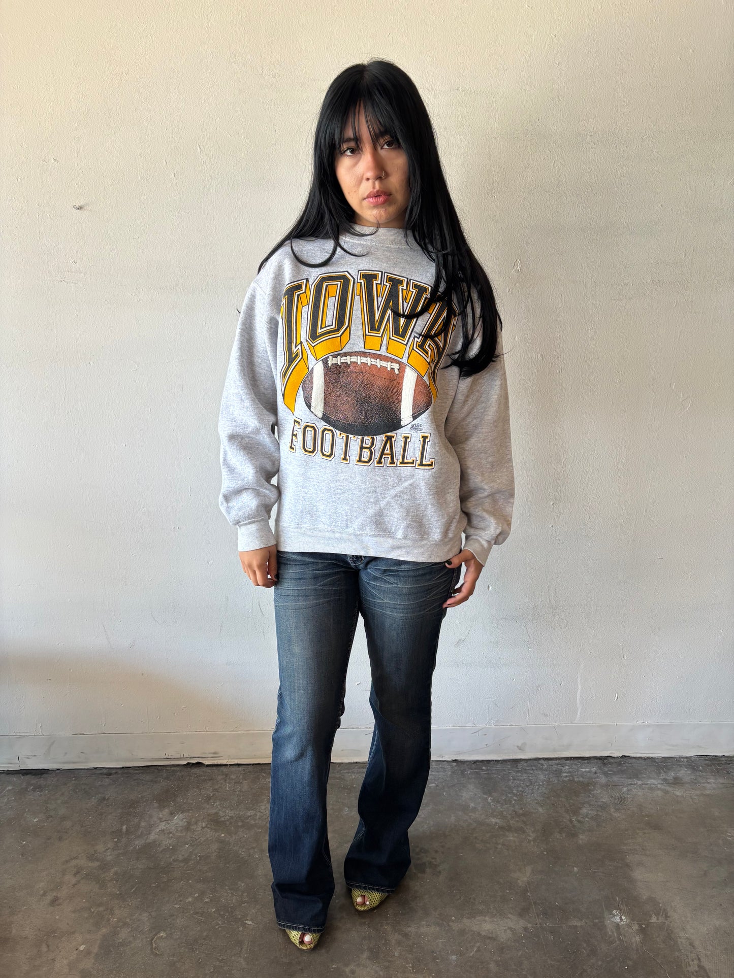Vintage Iowa Football Crewneck