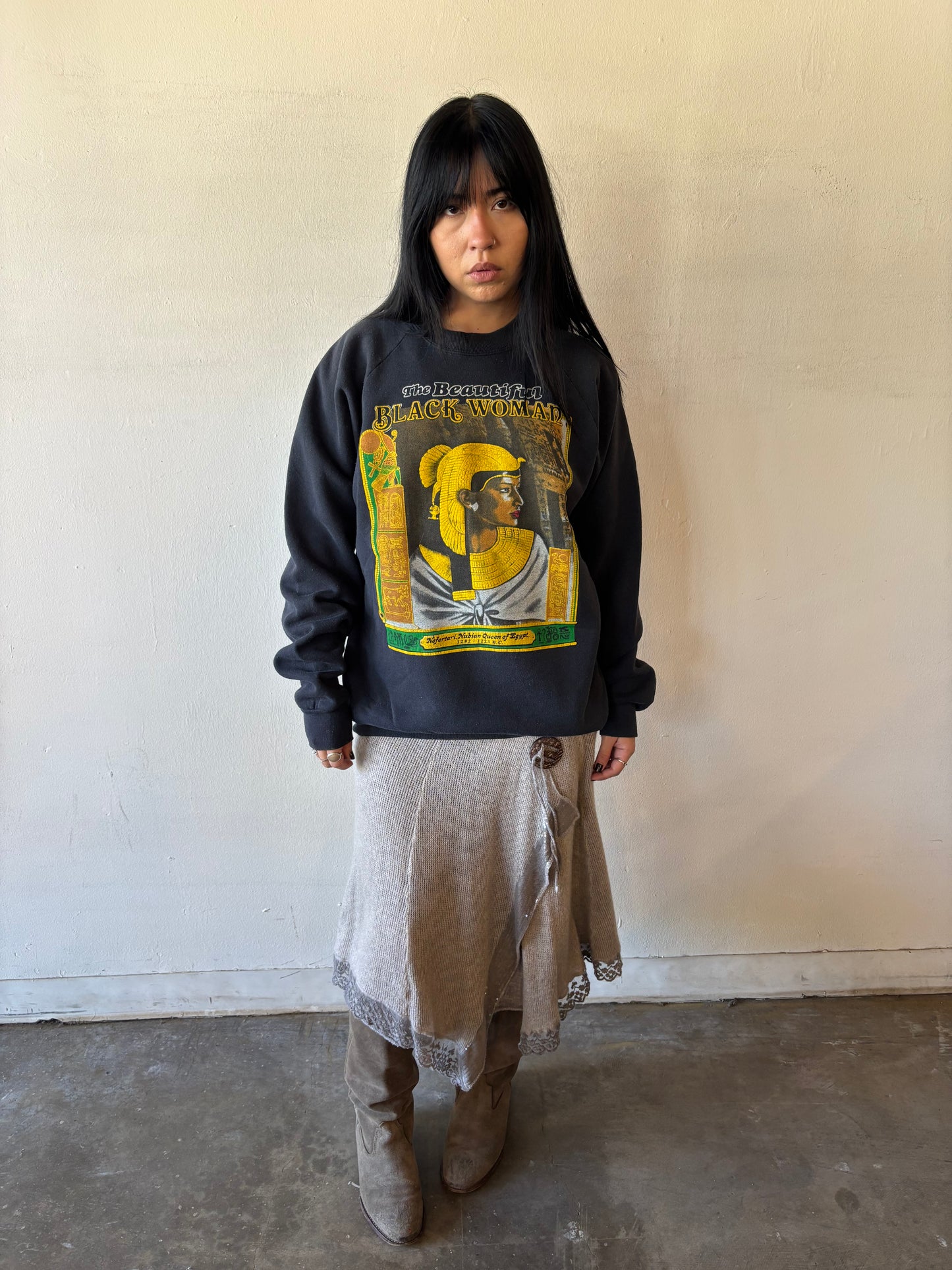 Vintage The Beautiful Black Woman Crewneck