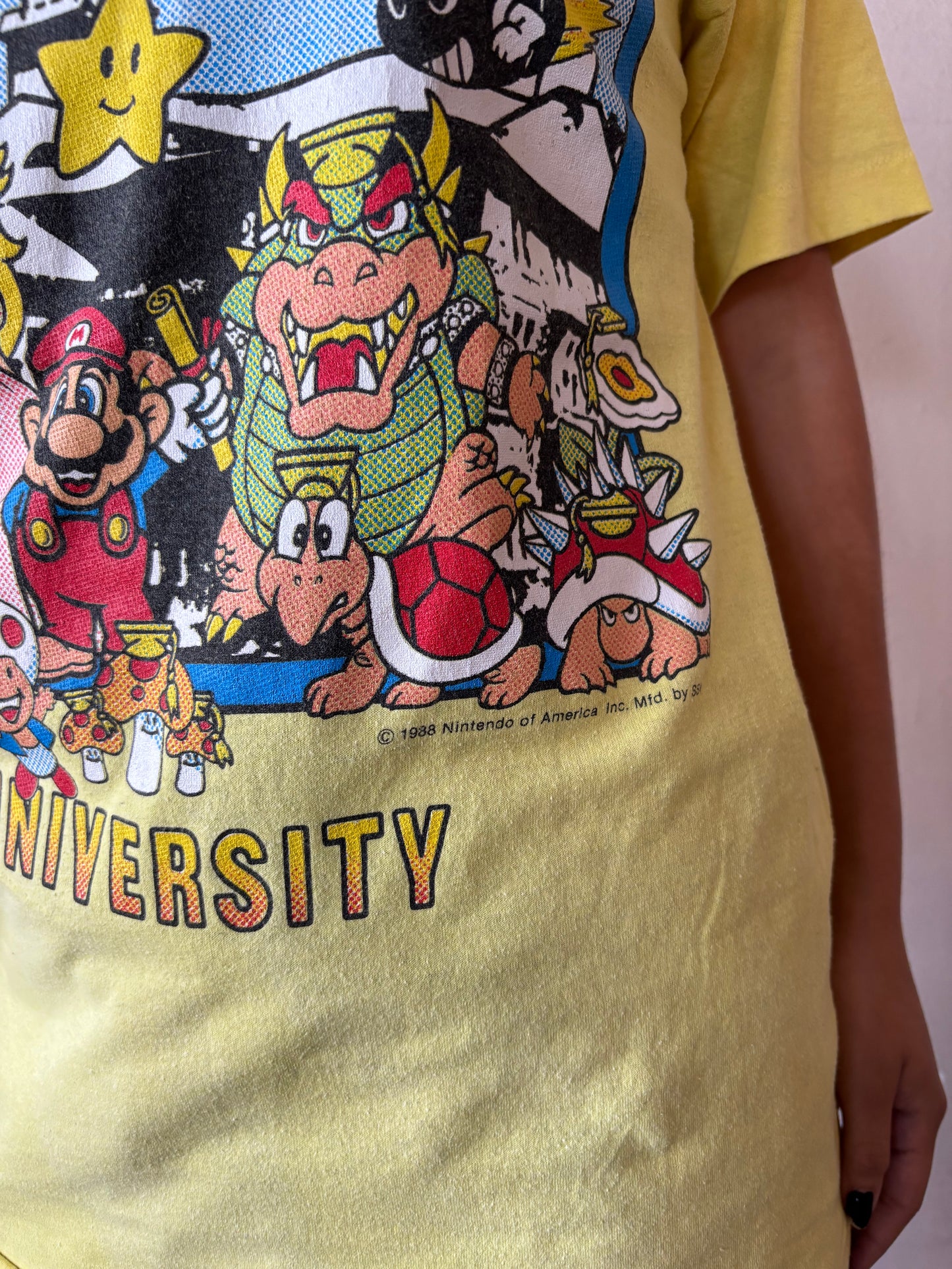 Vintage Super Mario Bros University Shirt