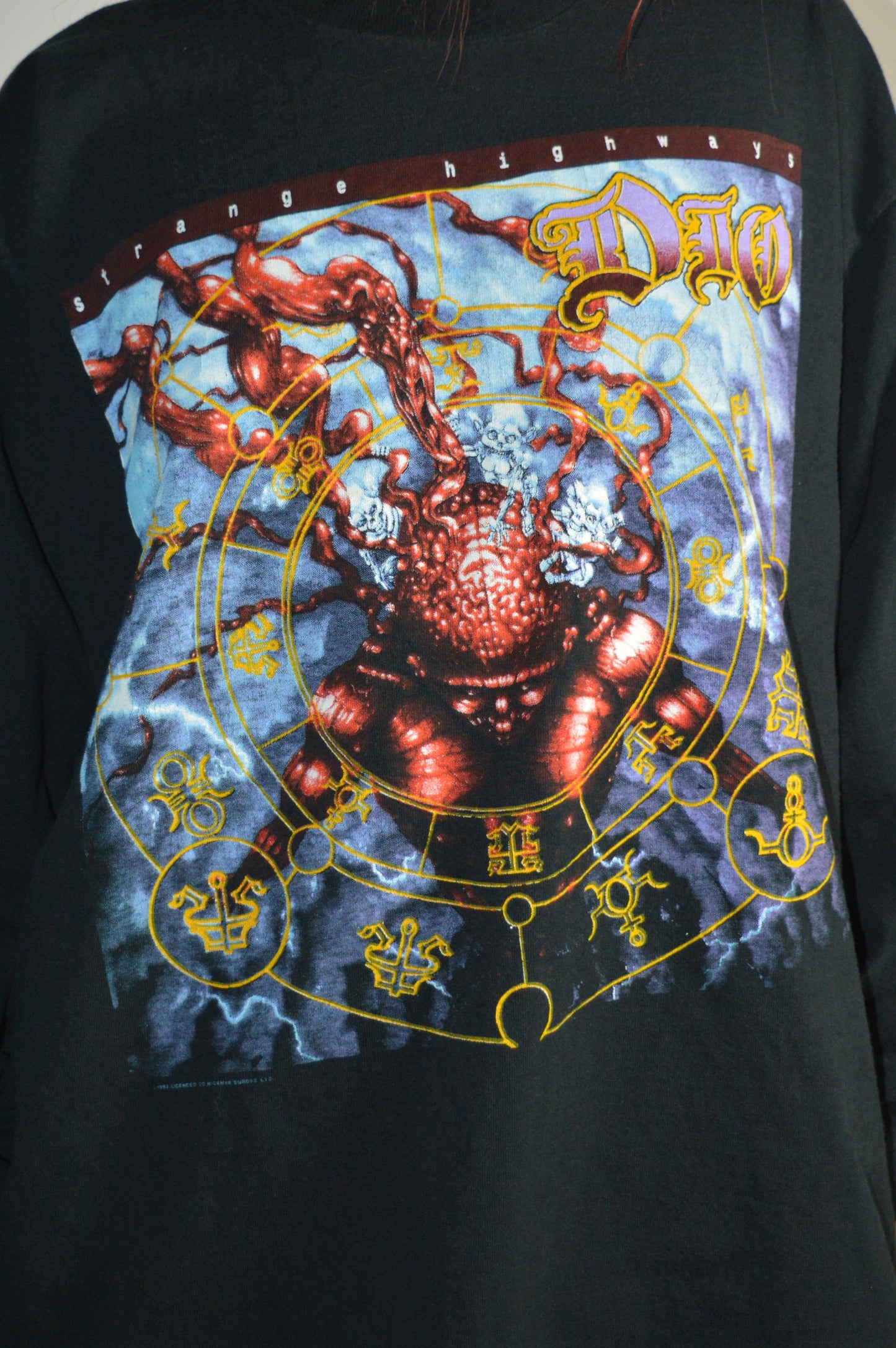 Vintage 1993 DIO Strange Nightmares Tour Shirt